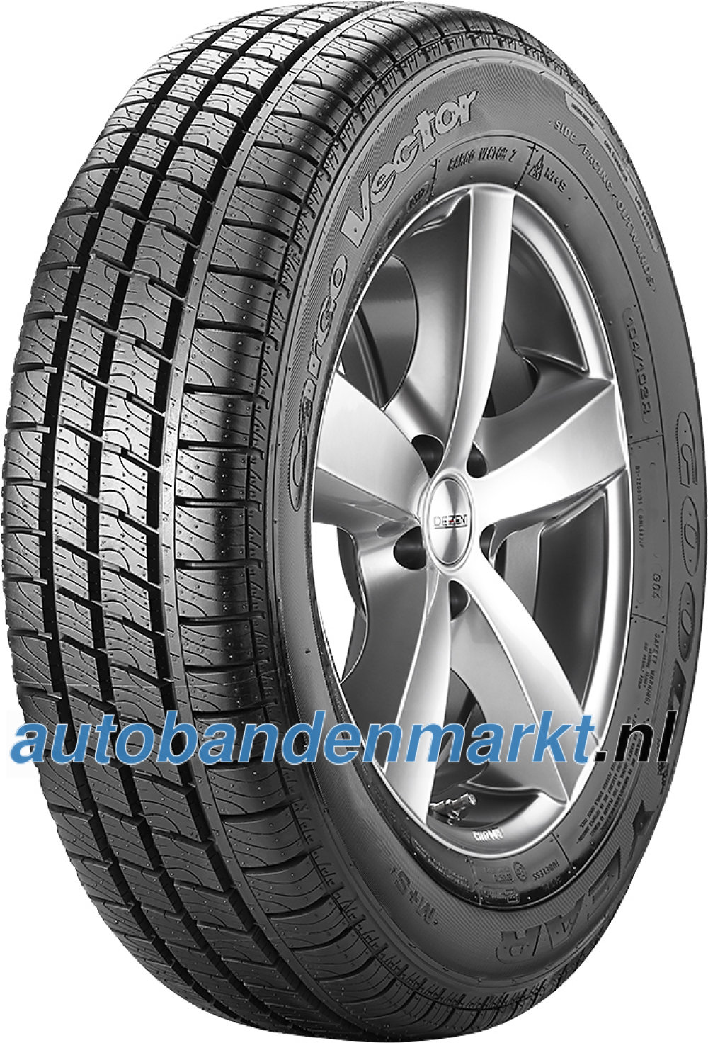 Afbeelding van Goodyear Cargo Vector 2 ( 215/60 R17C 109/107T 8PR Dubbel merk 104H, EVR )