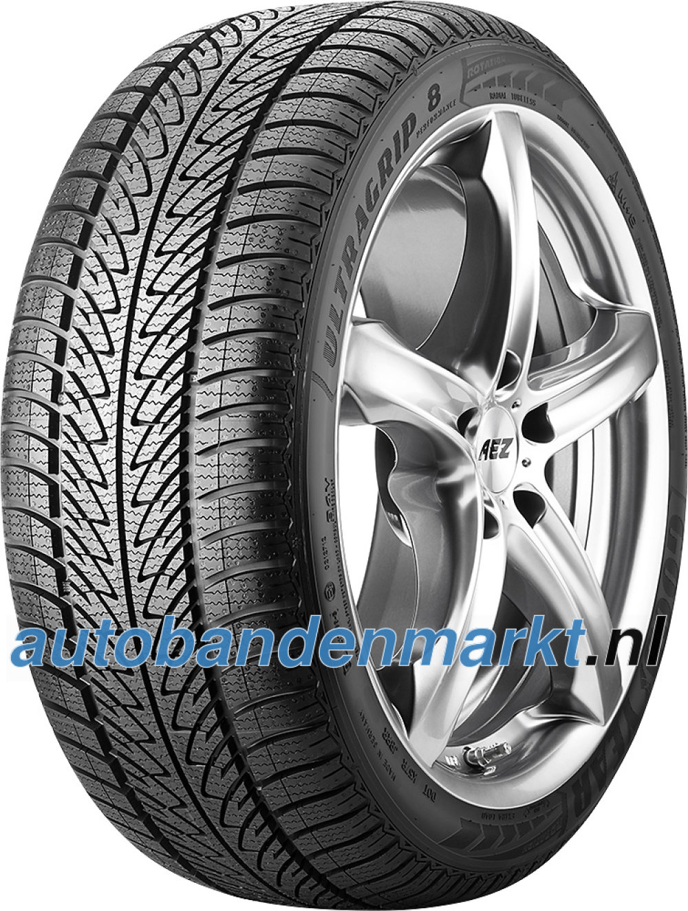 Afbeelding van Goodyear UltraGrip 8 Performance ( 225/55 R17 97H * )