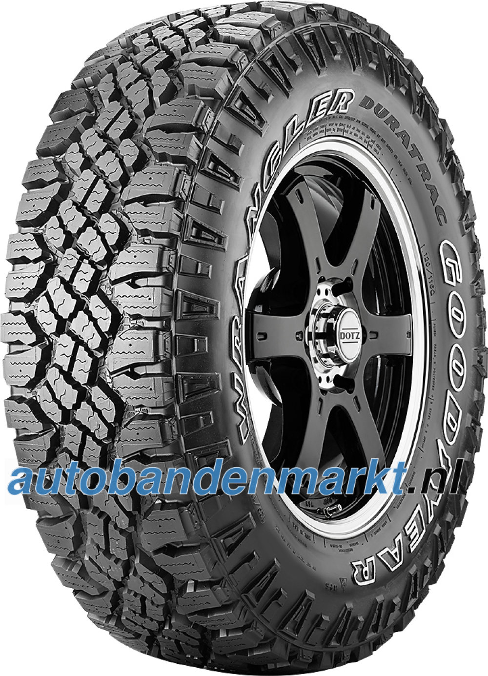 Afbeelding van Goodyear Wrangler DuraTrac ( 255/60 R20 113Q XL LR, POR, met velgrandbescherming (MFS) )