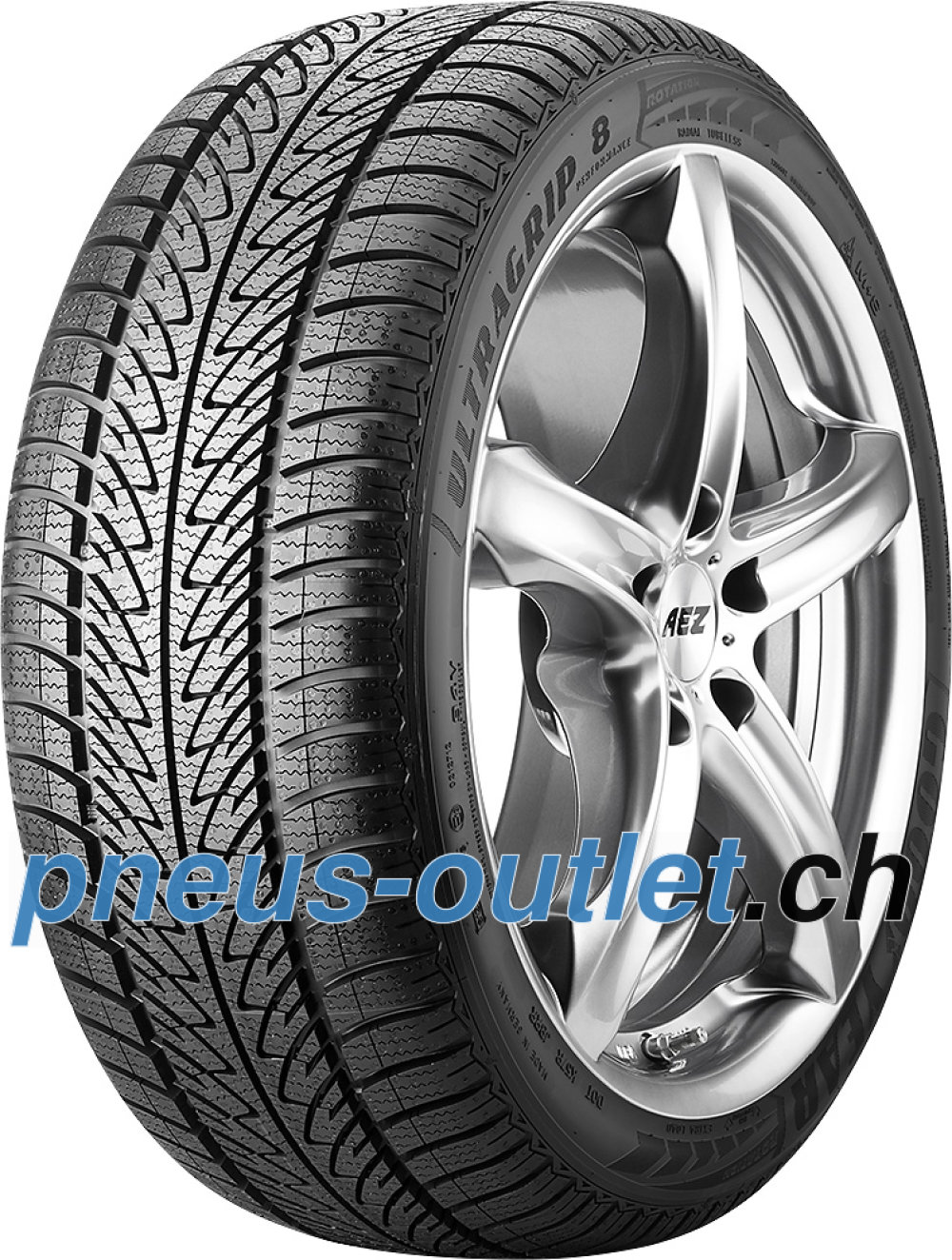 Goodyear UltraGrip 8 Performance ( 225/40 R18 92V XL , MO, avec protège-jante (MFS) ) Goodyear UltraGrip 8 Performance ( 225/40 R18 92V XL , MO, avec protège-jante (MFS) )