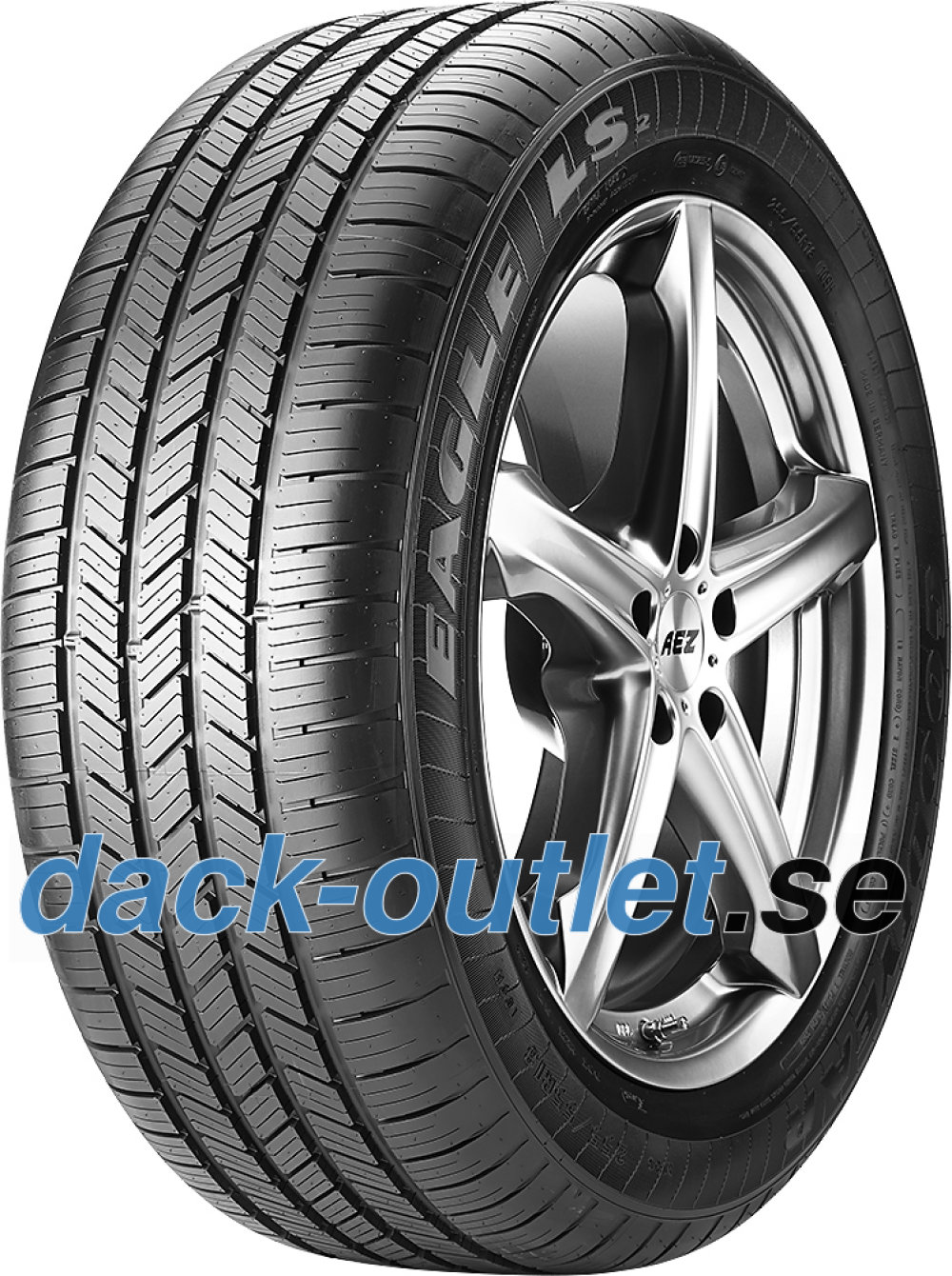 Goodyear Eagle LS2 ( 245/45 R18 100H XL AO, med fälg skyddslist (MFS) BLT ) Goodyear Eagle LS2 ( 245/45 R18 100H XL AO, med fälg skyddslist (MFS) BLT )