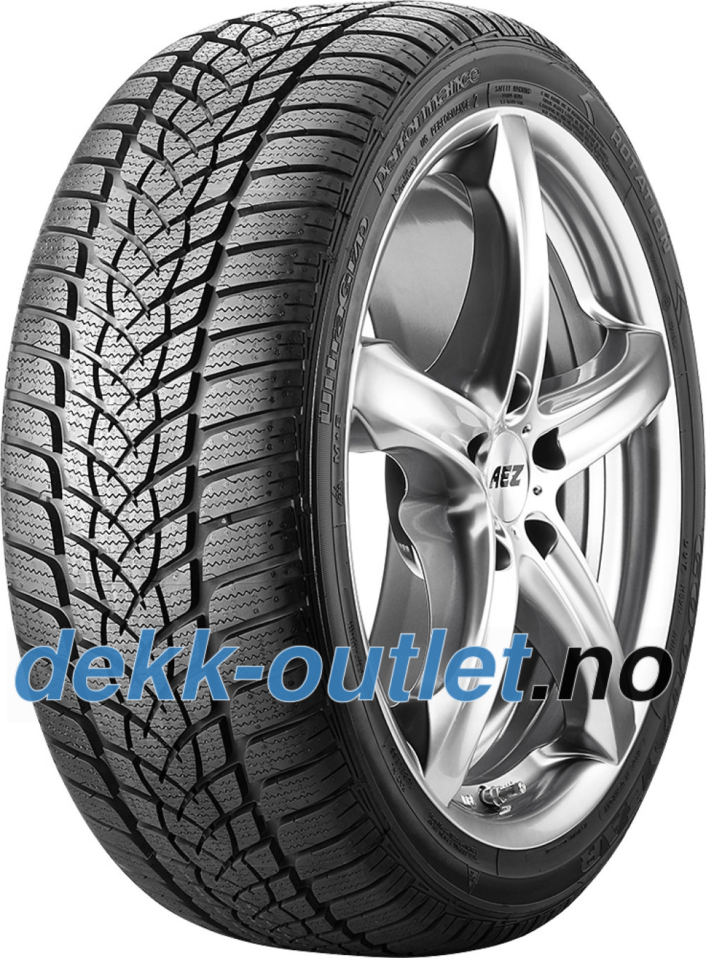 Goodyear UltraGrip Performance 2 ROF ( 205/50 R17 89H , runflat, med felgbeskyttelse (MFS), * ) Goodyear UltraGrip Performance 2 ROF ( 205/50 R17 89H , runflat, med felgbeskyttelse (MFS), * )