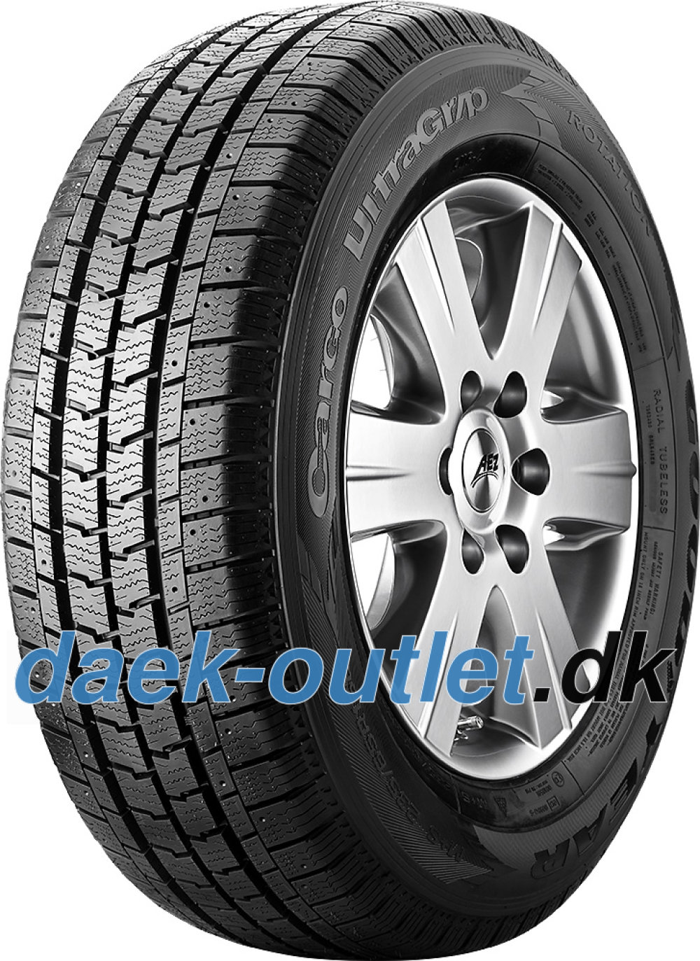 Goodyear Cargo UltraGrip 2 ( 195/65 R16C 104/102T 8PR Dobbelt mærkning 100T, kan forsynes med spikes ) Goodyear Cargo UltraGrip 2 ( 195/65 R16C 104/102T 8PR Dobbelt mærkning 100T, kan forsynes med spikes )