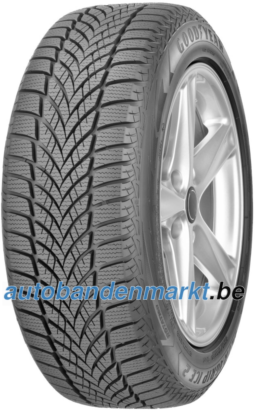 Goodyear UltraGrip Ice 2 ( 255/40 R19 100T XL, Nordic compound, met velgrandbescherming (MFS) )