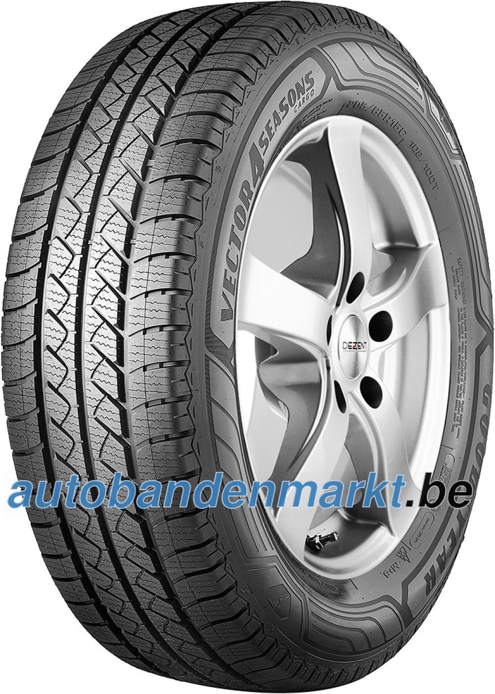 Goodyear Vector 4Seasons Cargo ( 235/60 R17C 117/115S 10PR EVR )