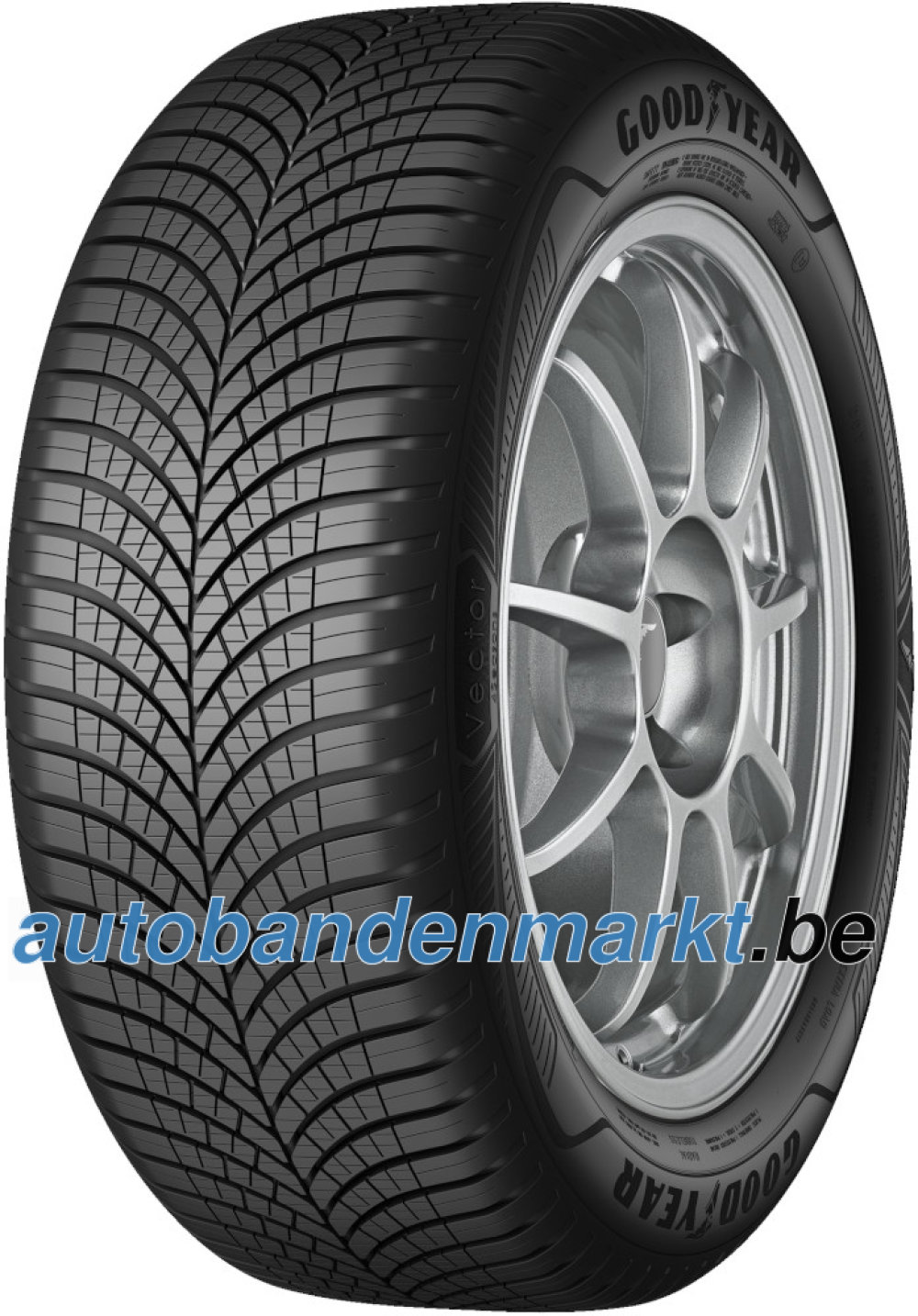 Goodyear Vector 4 Seasons Gen-3 SUV ( 255/50 R19 107W XL EVR, SealTech, met velgrandbescherming (MFS) )