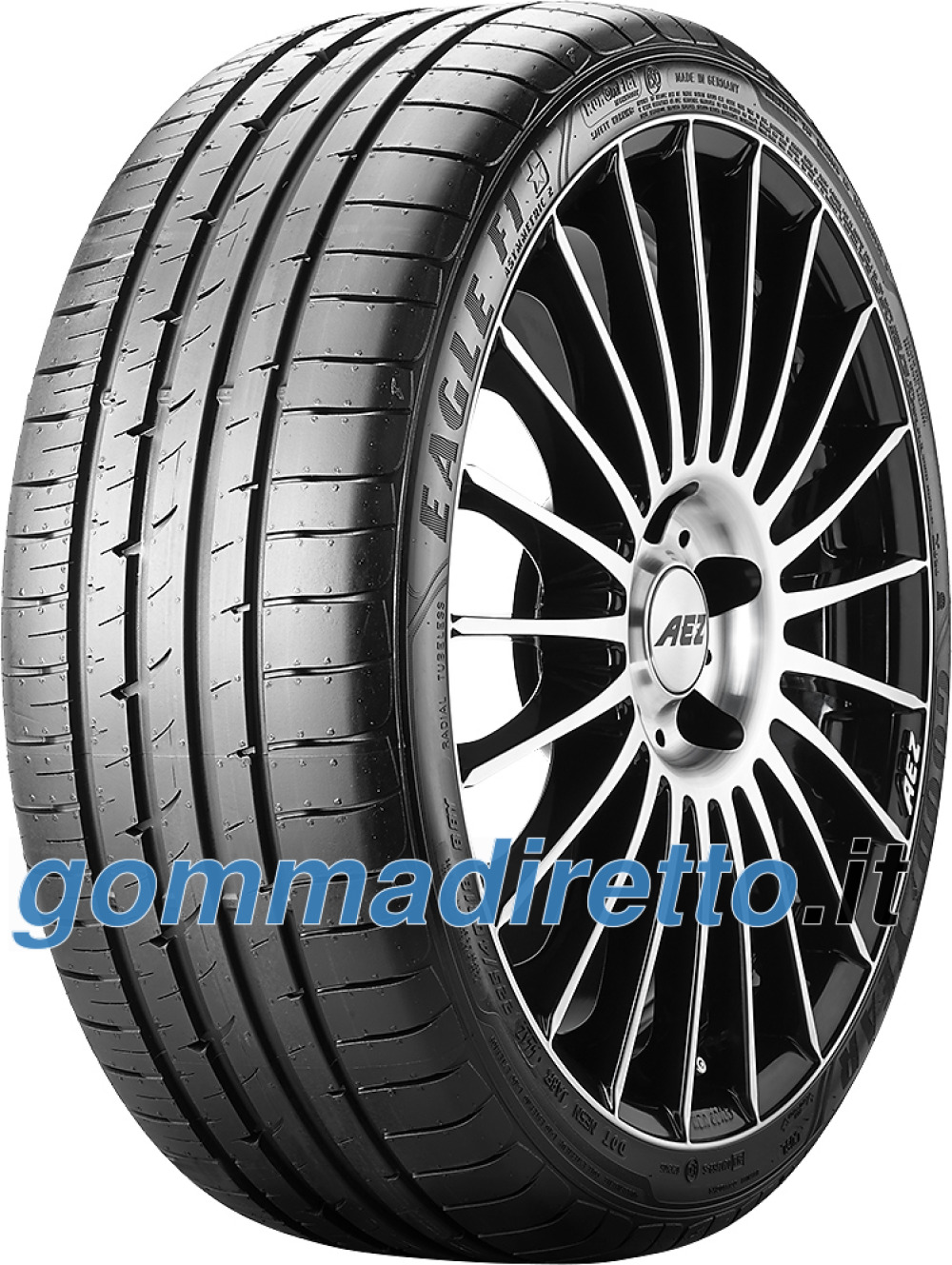 Image of Goodyear Eagle F1 Asymmetric 2 ROF ( 225/40 R18 92W XL EVR, MOExtended, runflat )