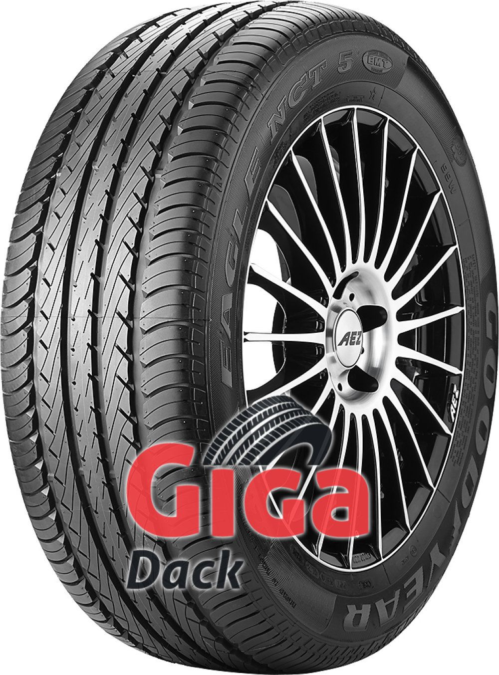 Goodyear Eagle NCT 5 EMT ( 285/45 R21 109W *, med fälg skyddslist (MFS), runflat VSB ) Goodyear Eagle NCT 5 EMT ( 285/45 R21 109W *, med fälg skyddslist (MFS), runflat VSB )