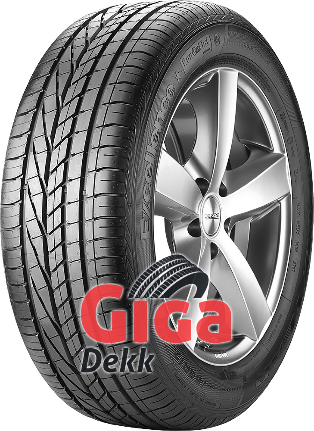 Goodyear Excellence ROF ( 225/45 R17 91Y MOE, med felgbeskyttelse (MFS), runflat ) Goodyear Excellence ROF ( 225/45 R17 91Y MOE, med felgbeskyttelse (MFS), runflat )