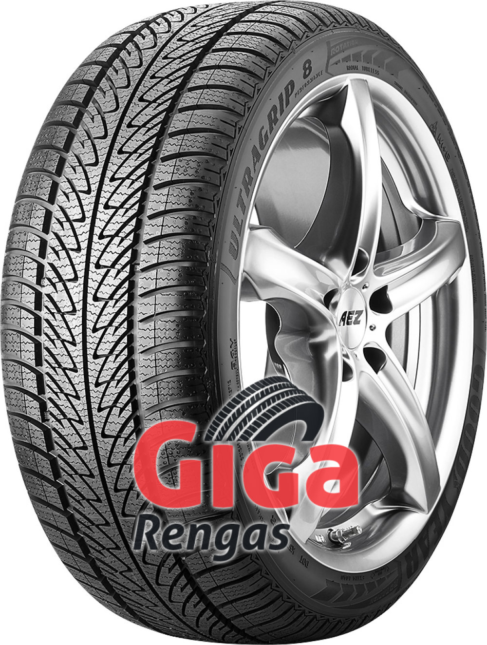 Goodyear UltraGrip 8 Performance ( 205/45 R17 88V XL , vannesuojalla (MFS) ) Goodyear UltraGrip 8 Performance ( 205/45 R17 88V XL , vannesuojalla (MFS) )