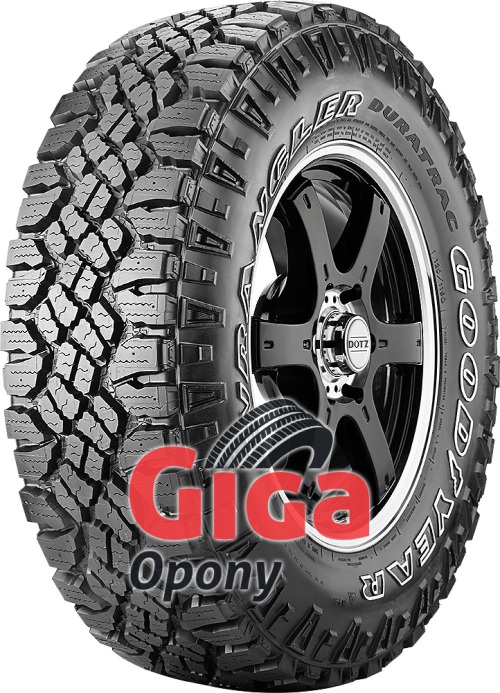 Goodyear Wrangler DuraTrac ( LT315/70 R17 121/118Q 8PR , osłona felgi (MFS) BSL ) Goodyear Wrangler DuraTrac ( LT315/70 R17 121/118Q 8PR , osłona felgi (MFS) BSL )