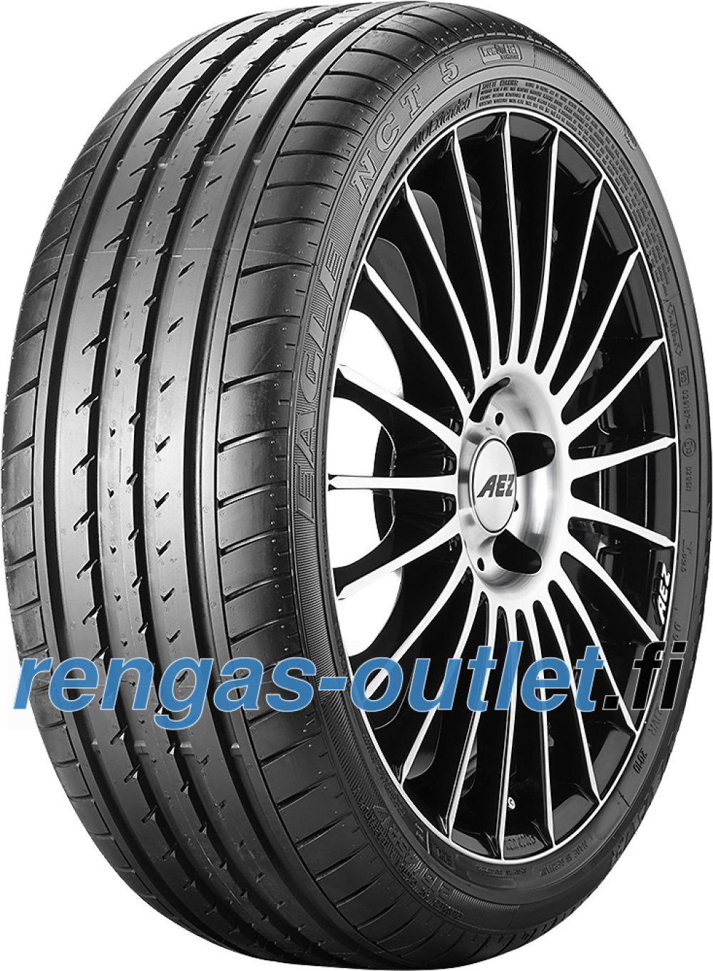 Goodyear Eagle NCT 5 ROF ( 285/45 R21 109W *, vannesuojalla (MFS), runflat WSW ) Goodyear Eagle NCT 5 ROF ( 285/45 R21 109W *, vannesuojalla (MFS), runflat WSW )
