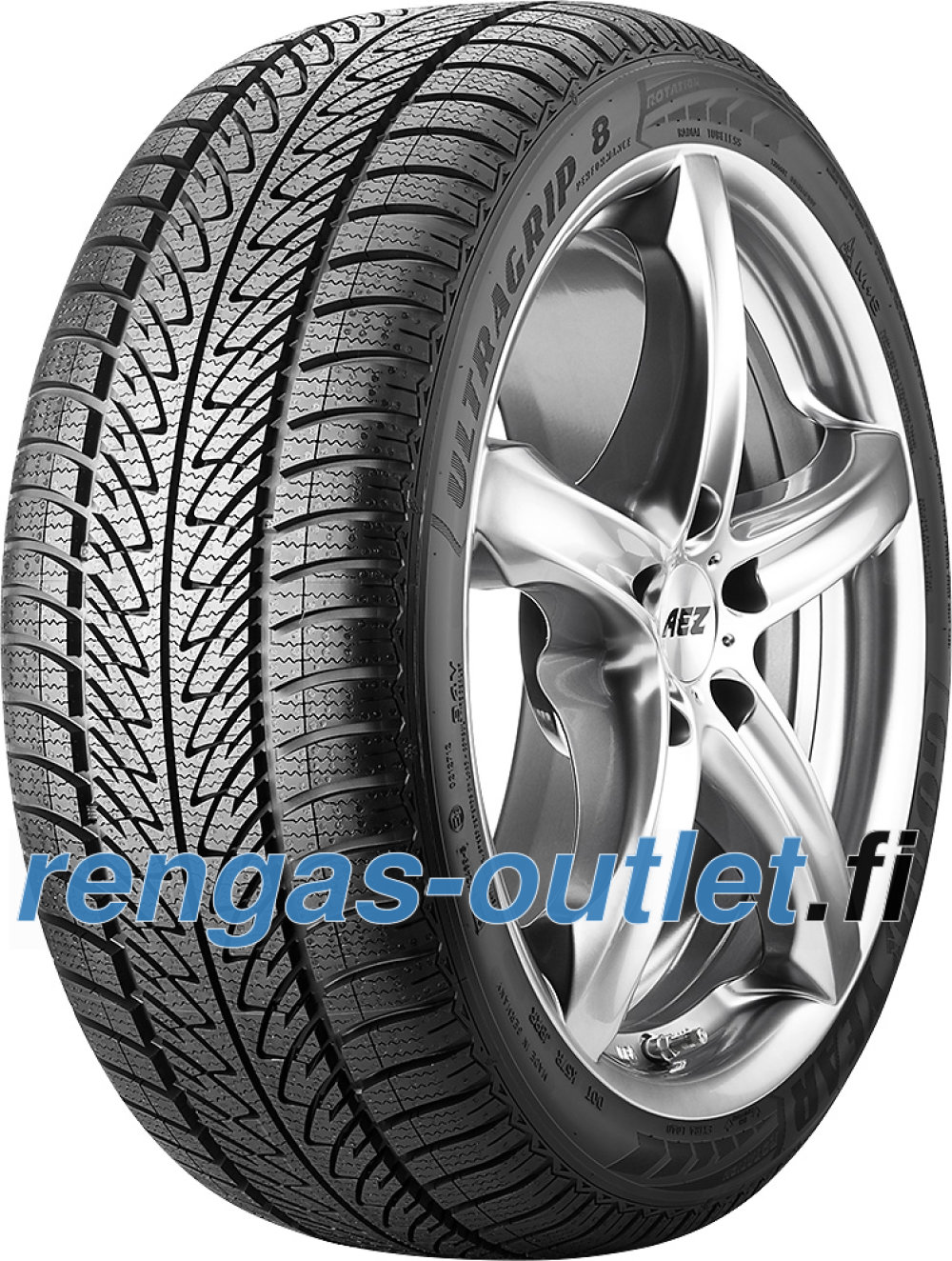 Goodyear UltraGrip 8 Performance ( 205/45 R17 88V XL , vannesuojalla (MFS) ) Goodyear UltraGrip 8 Performance ( 205/45 R17 88V XL , vannesuojalla (MFS) )
