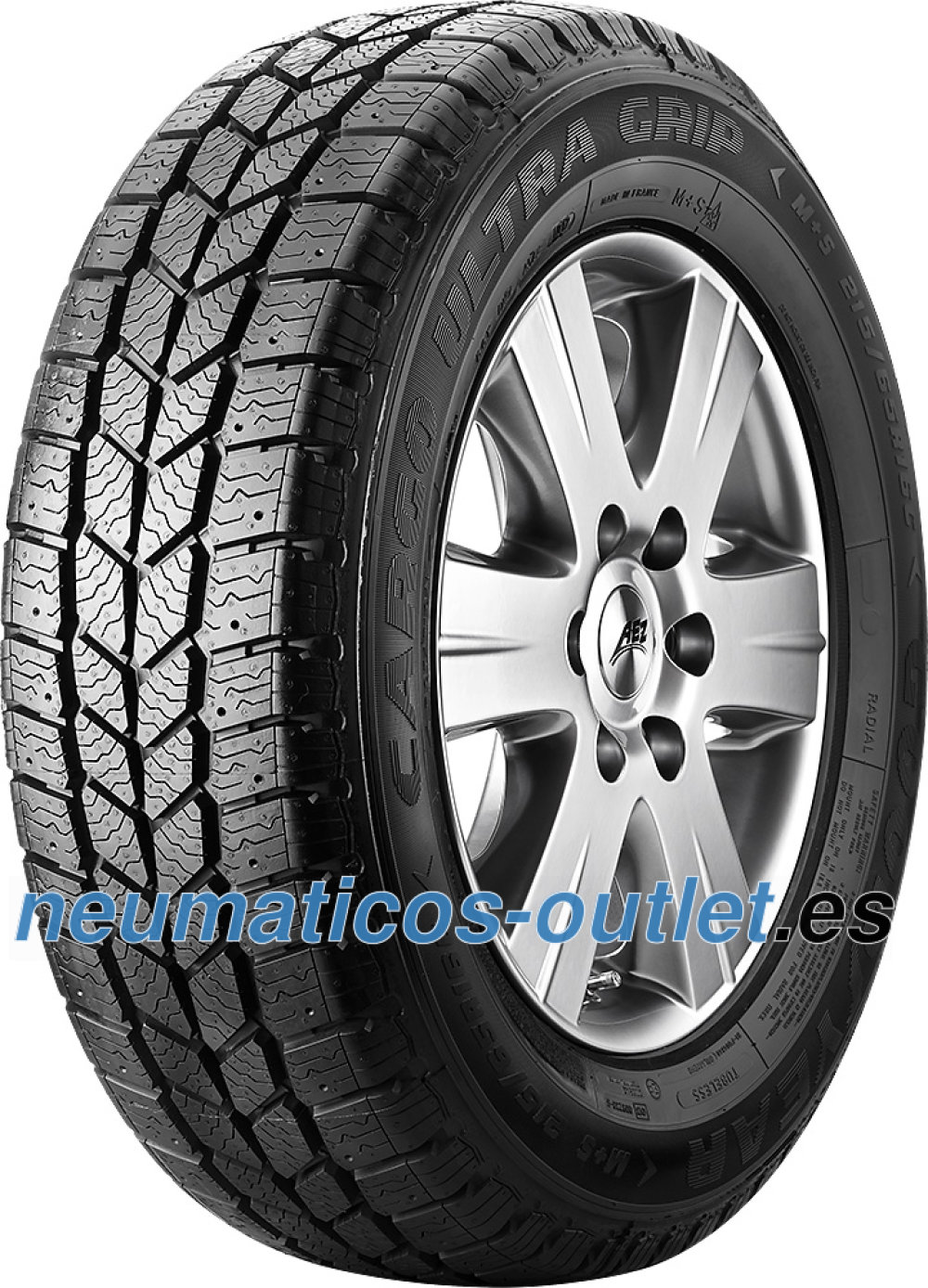 Goodyear Cargo UltraGrip ( 215/65 R16C 109/107T 8PR , con sistema de anclaje de clavos ) Goodyear Cargo UltraGrip ( 215/65 R16C 109/107T 8PR , con sistema de anclaje de clavos )