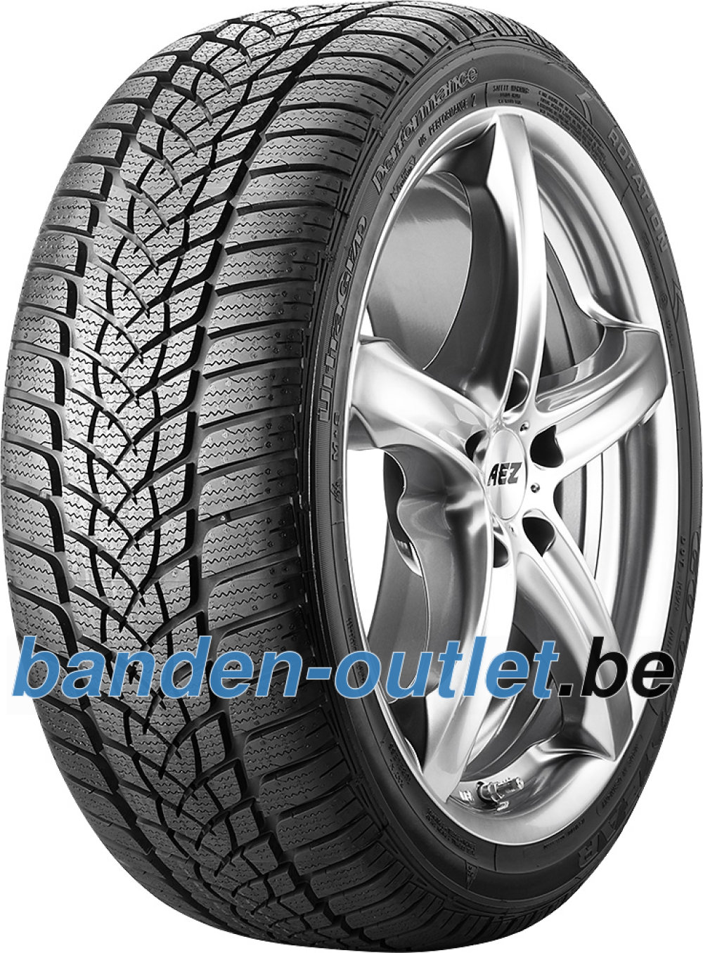 Goodyear UltraGrip Performance 2 ROF ( 205/55 R16 91H , runflat, met velgrandbescherming (MFS), * ) Goodyear UltraGrip Performance 2 ROF ( 205/55 R16 91H , runflat, met velgrandbescherming (MFS), * )
