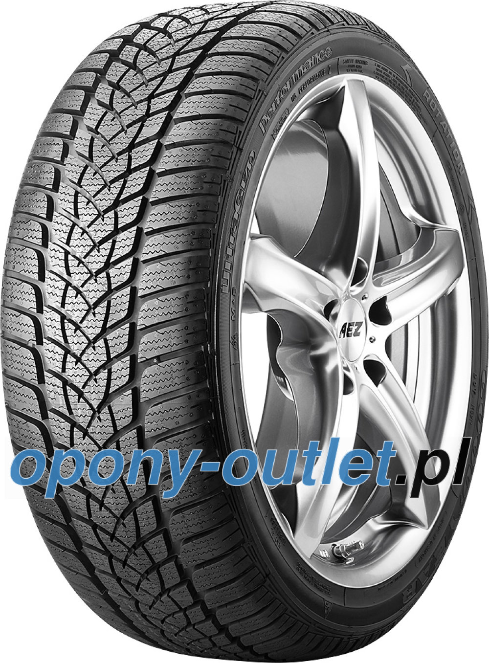 Goodyear UltraGrip Performance 2 ( 225/55 R17 97H , osłona felgi (MFS), * ) Goodyear UltraGrip Performance 2 ( 225/55 R17 97H , osłona felgi (MFS), * )