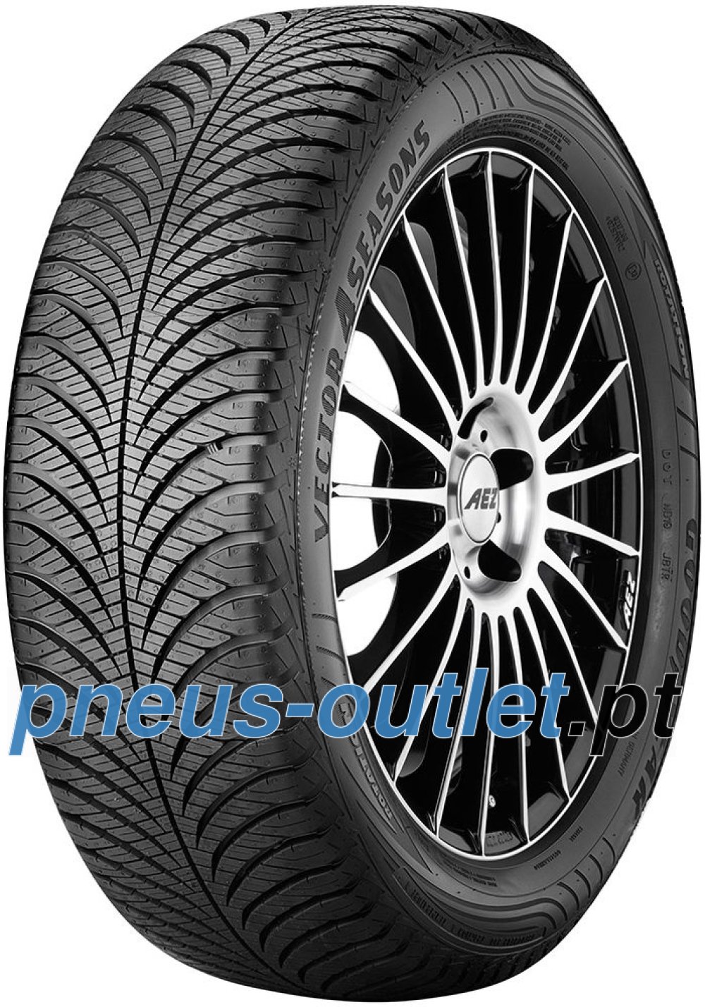 Goodyear Vector 4 Seasons G2 ( 215/45 R16 90V XL AO, com protecção da jante (MFS) ) Goodyear Vector 4 Seasons G2 ( 215/45 R16 90V XL AO, com protecção da jante (MFS) )