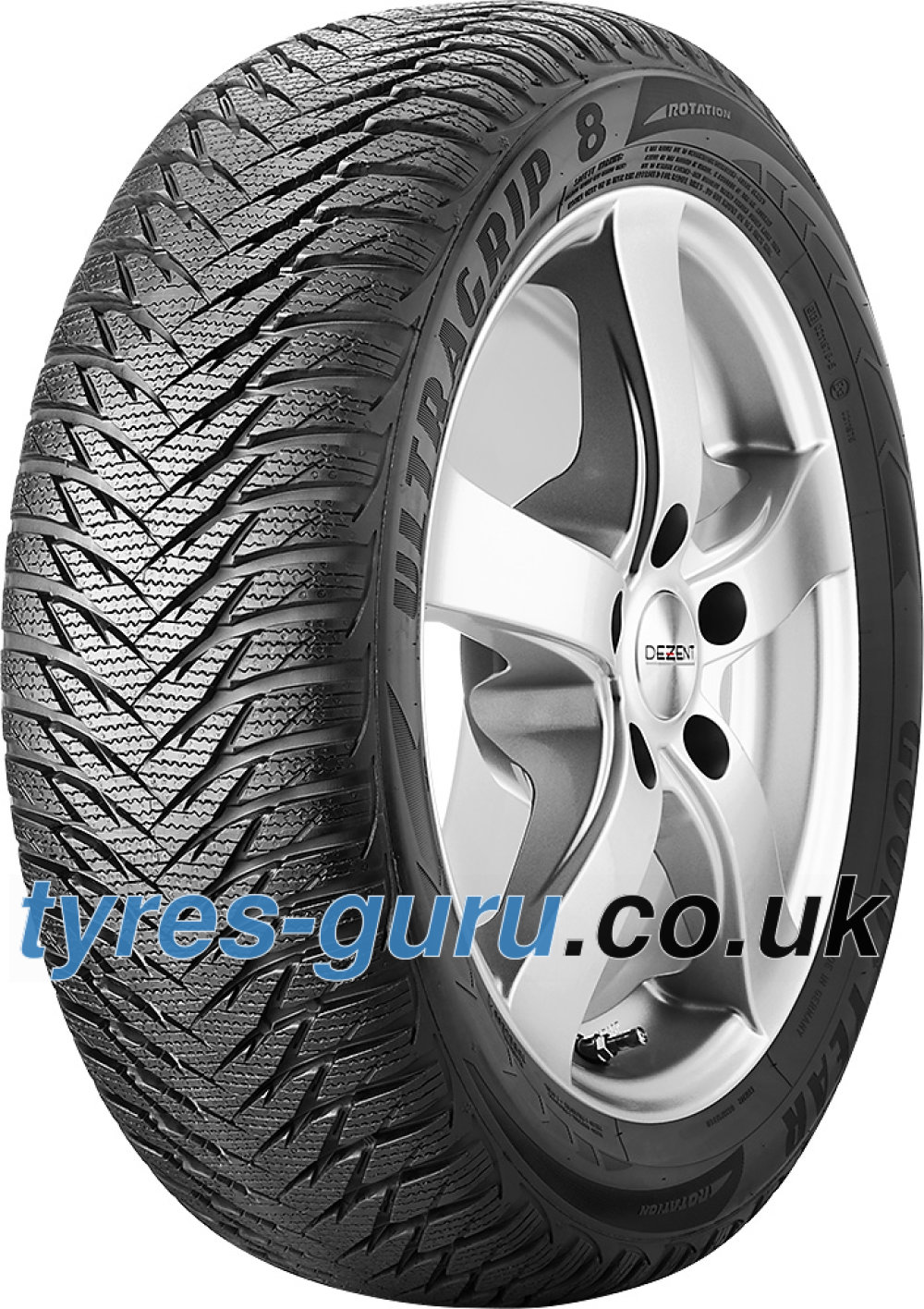Goodyear UltraGrip 8 175/65 R14 82T - tyres-guru.co.uk
