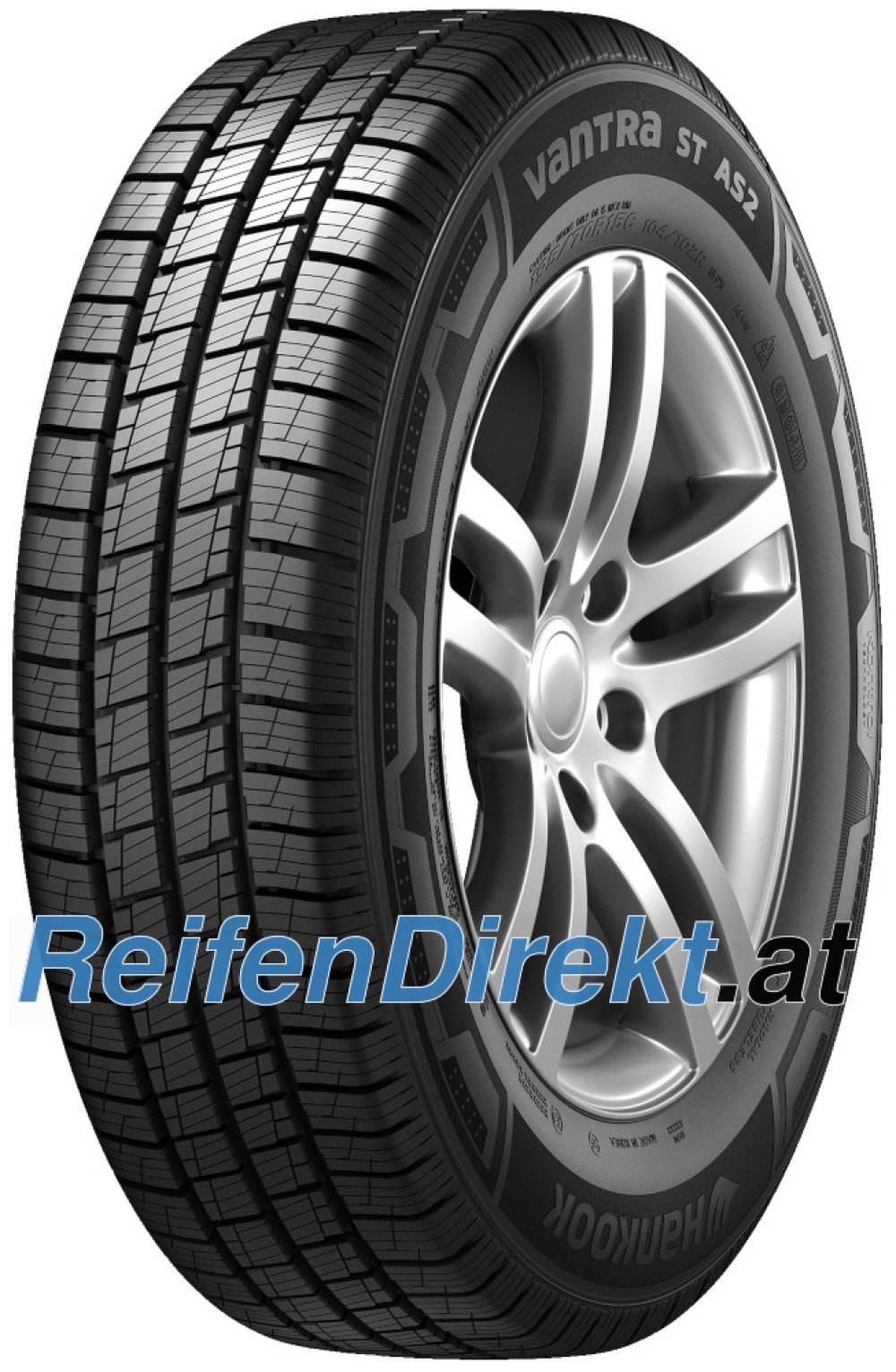 Hankook Vantra ST AS2 RA30 ( 215/60 R17C 109/107T 8PR Doppelkennung 104H SBL )