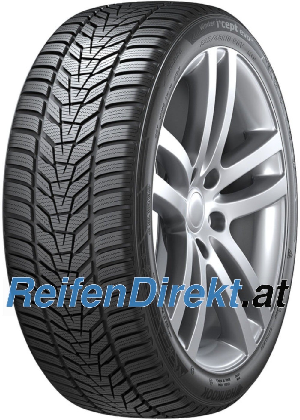 Hankook Winter i*cept evo3 (W330B) HRS ( 245/45 R18 100V XL 4PR, mit Felgenschutz (MFS), runflat SBL )