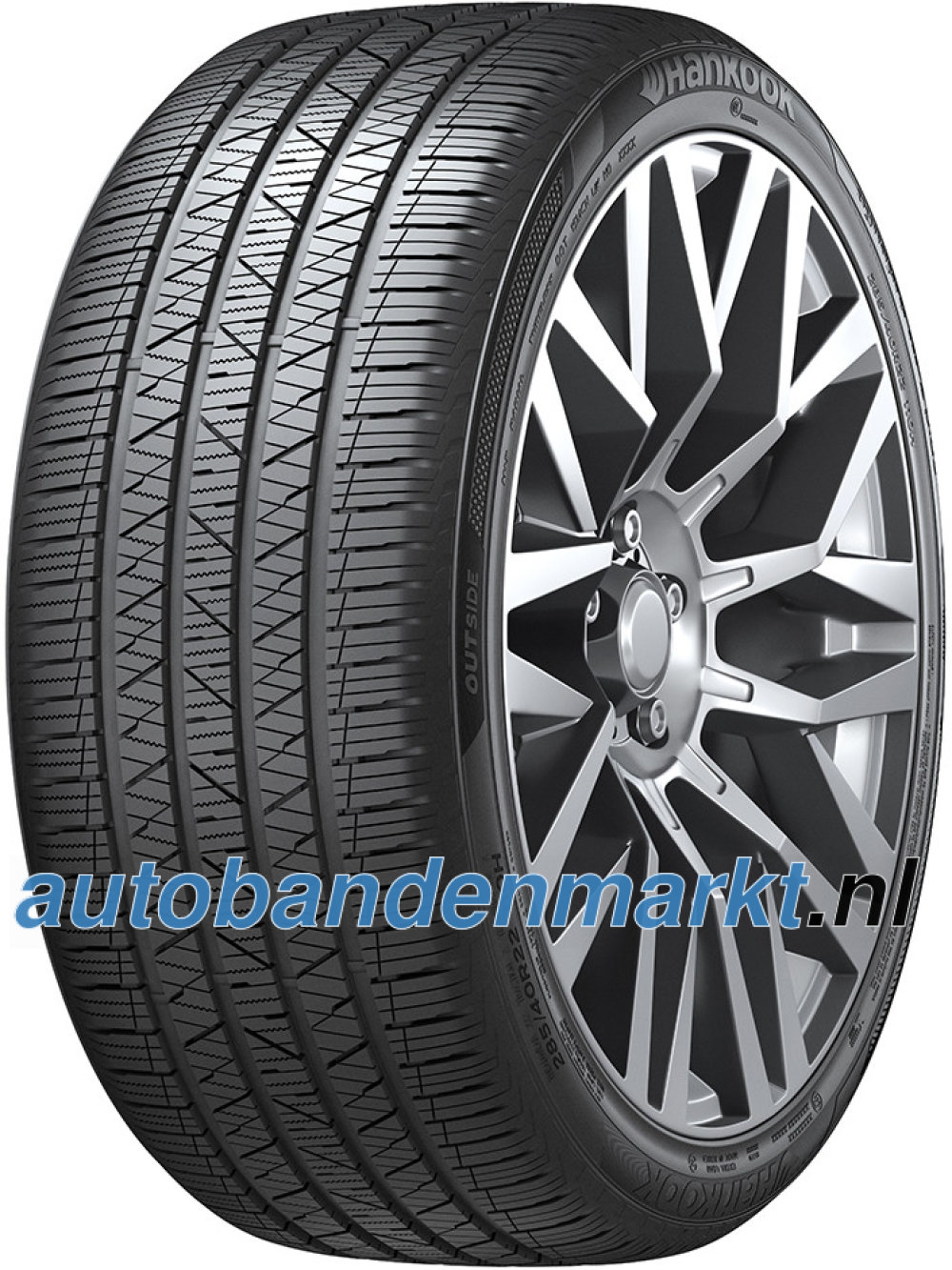 Afbeelding van Hankook Dynapro HP2 Plus RA33D ( 285/40 R22 110H XL 4PR AO, SoundAbsorber, met velgrandbescherming (MFS) SBL )