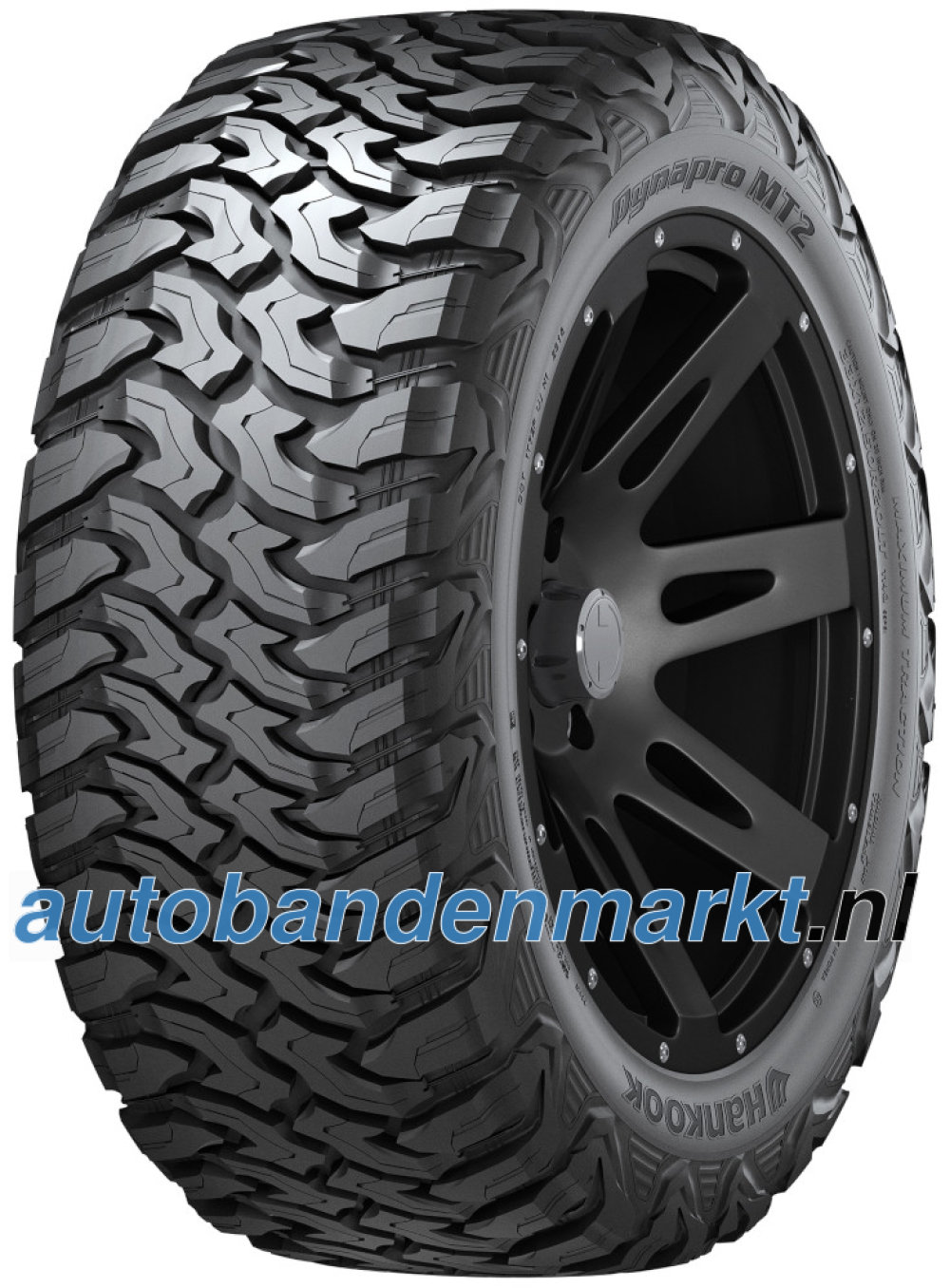 Afbeelding van Hankook Dynapro MT2 RT05 ( LT225/75 R16 115/112Q 10PR, POR, met velgrandbescherming (MFS) SBL )