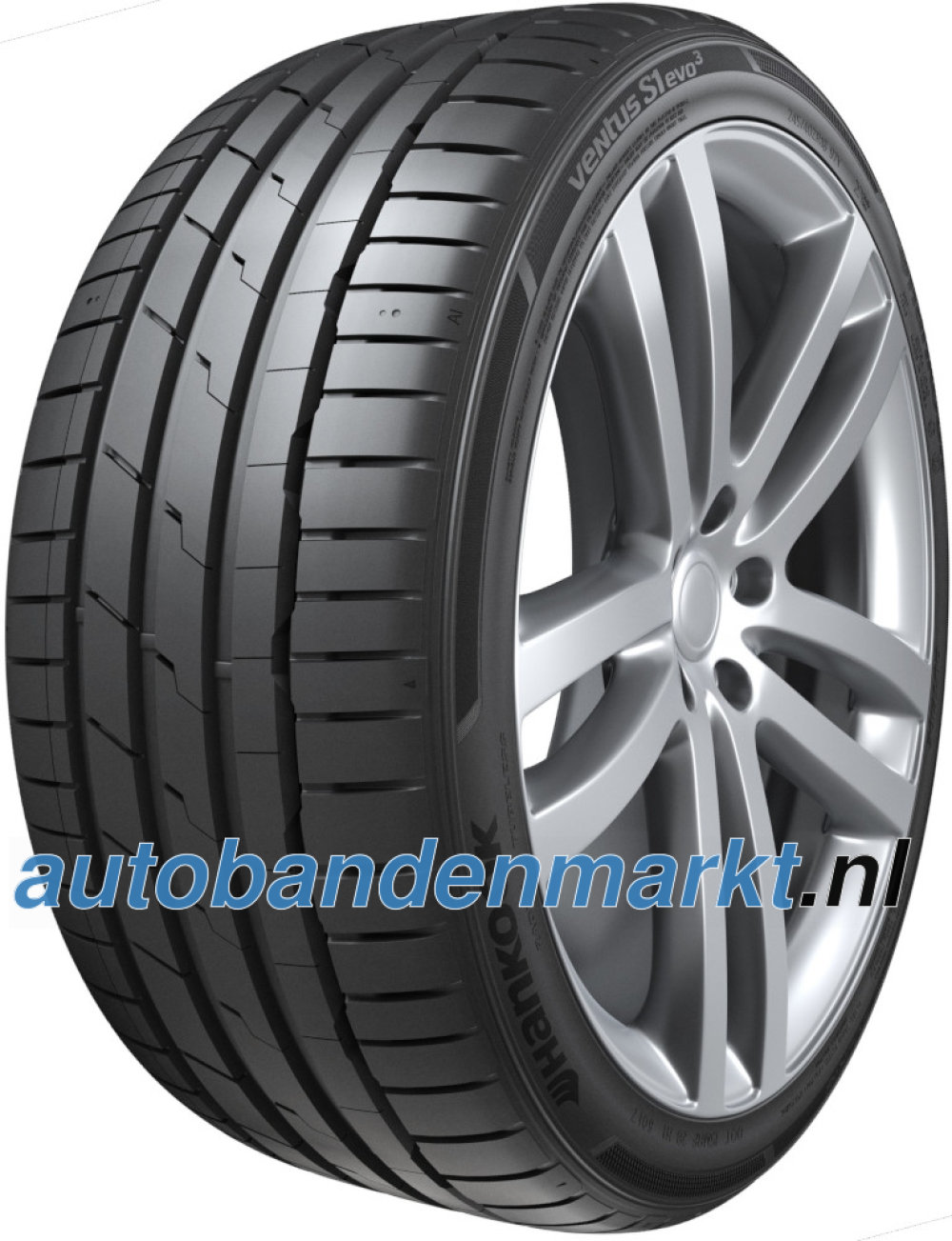 Afbeelding van Hankook Ventus S1 Evo 3 K127A ( 235/55 ZR19 105W XL 4PR SUV, met velgrandbescherming (MFS) SBL )