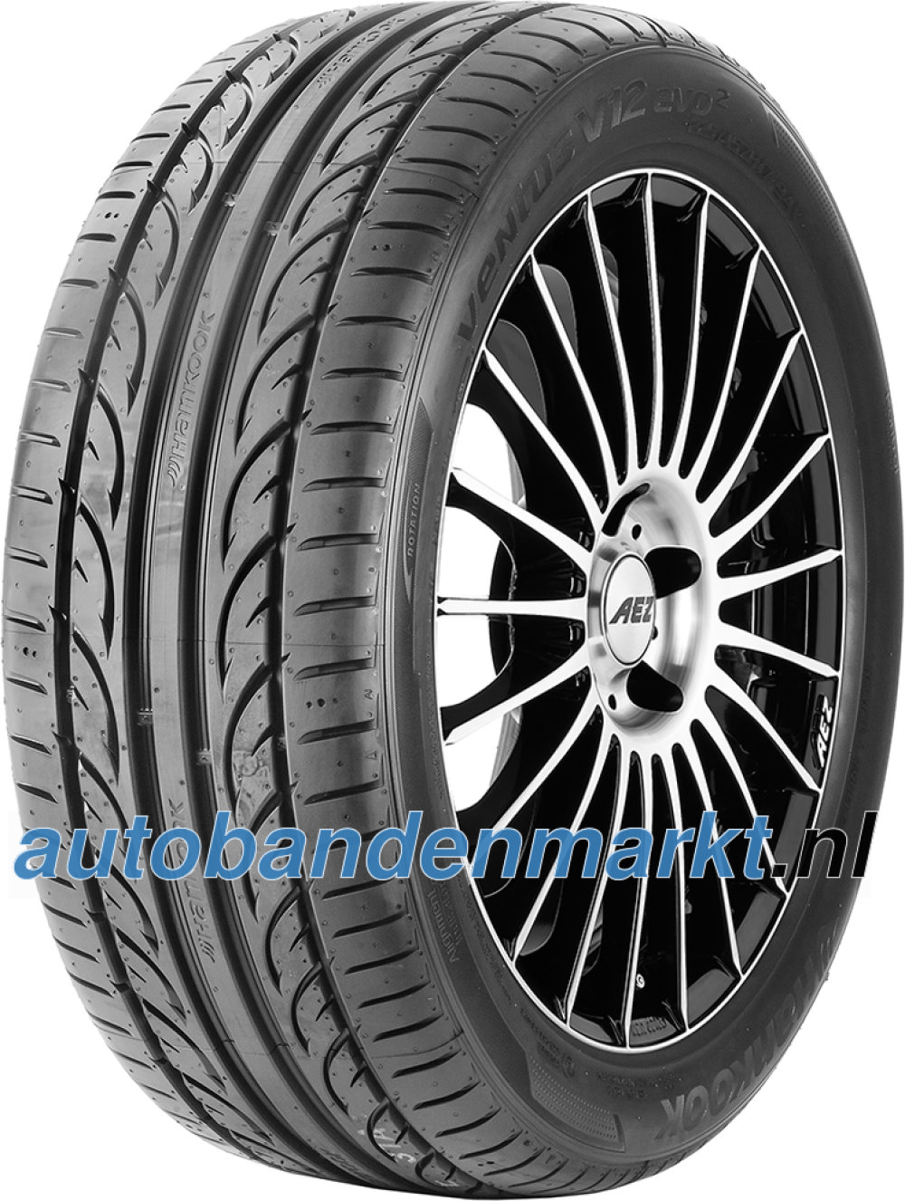 Afbeelding van Hankook Ventus V12 Evo 2 K120 ( 215/35 ZR18 84Y XL 4PR met velgrandbescherming (MFS) SBL )