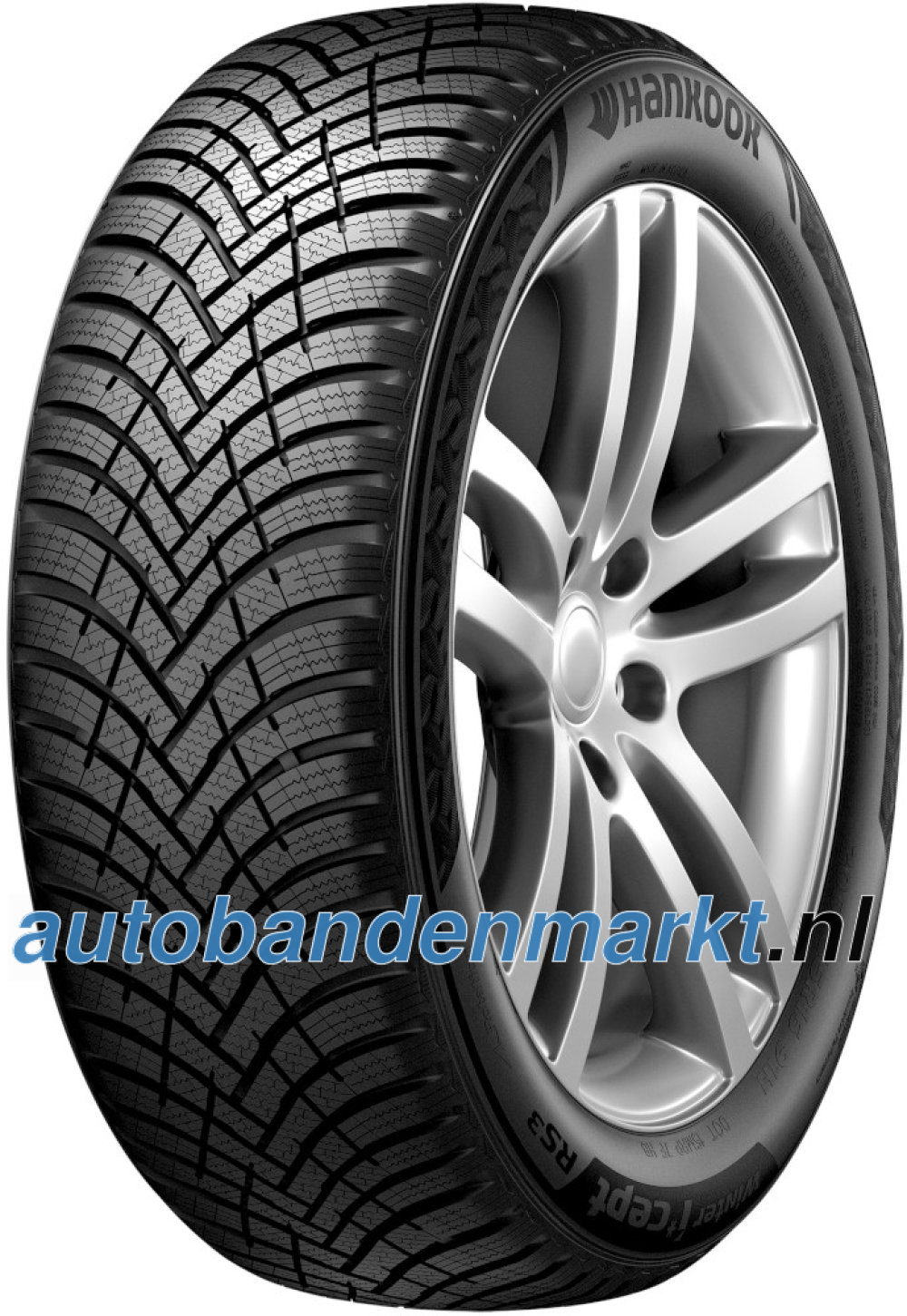 Afbeelding van Hankook Winter i*cept RS3 (W462B) HRS ( 205/45 R17 88V XL 4PR, met velgrandbescherming (MFS), runflat SBL )