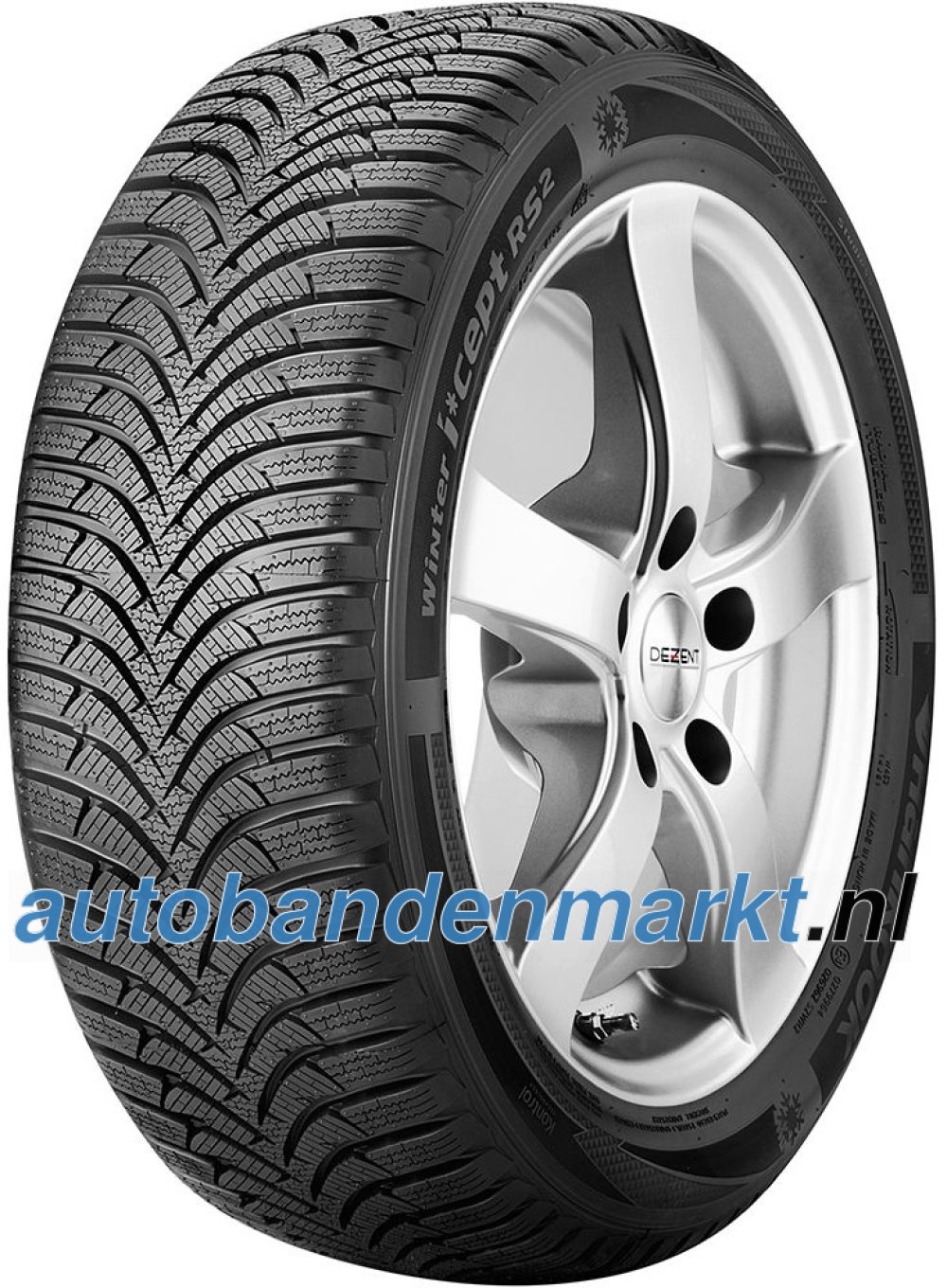 Afbeelding van Hankook Winter i*cept RS 2 (W452) ( 205/50 R16 91H XL 4PR, met velgrandbescherming (MFS) SBL )