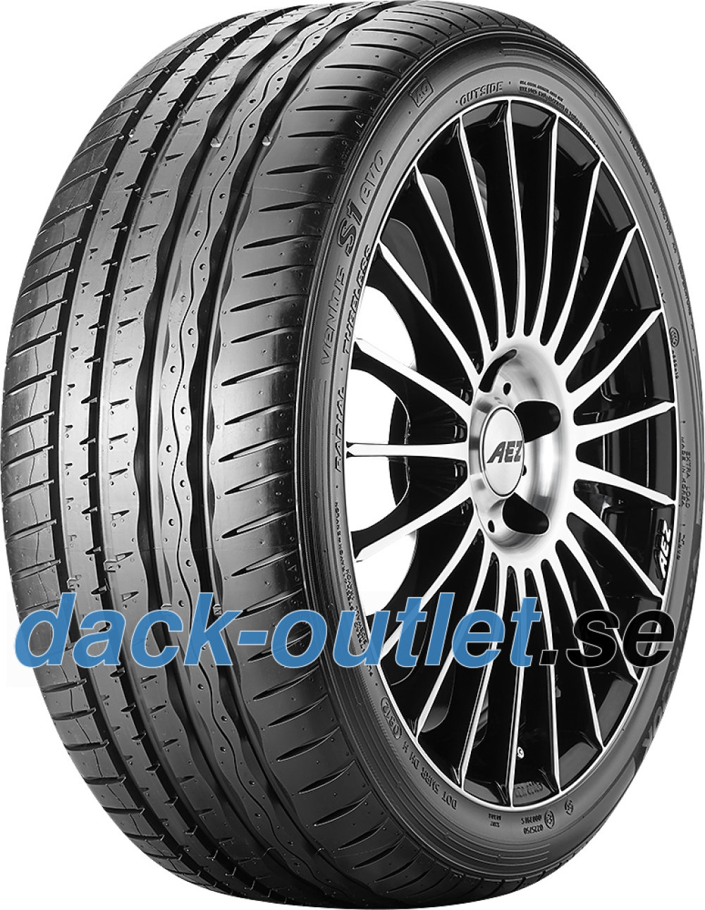 Hankook Ventus S1 Evo K107 ( 275/40 ZR19 105Y XL med fälg skyddslist (MFS) SBL ) Hankook Ventus S1 Evo K107 ( 275/40 ZR19 105Y XL med fälg skyddslist (MFS) SBL )