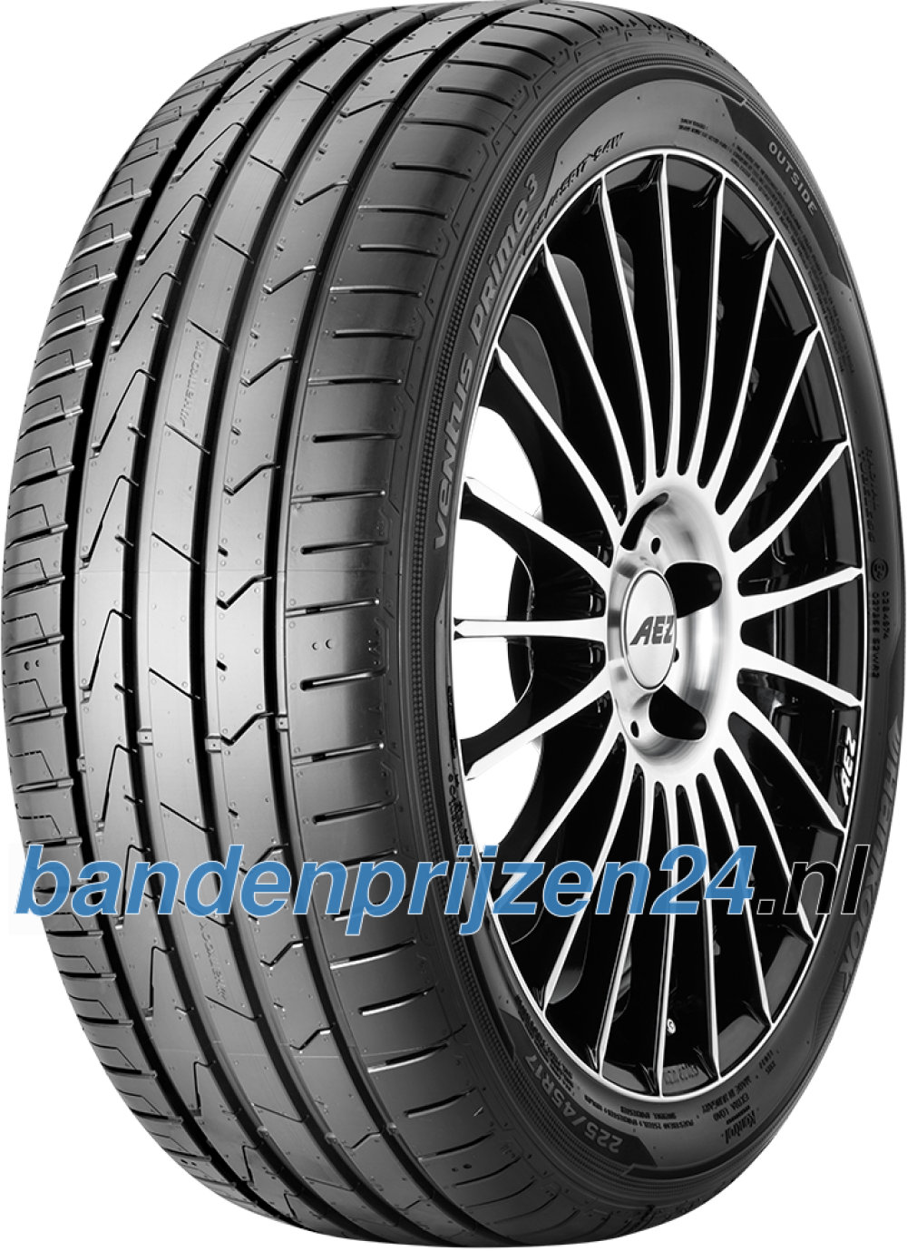 Hankook Ventus Prime 3 K125 ( 195/45 R16 84V XL met velgrandbescherming (MFS) SBL ) Hankook Ventus Prime 3 K125 ( 195/45 R16 84V XL met velgrandbescherming (MFS) SBL )