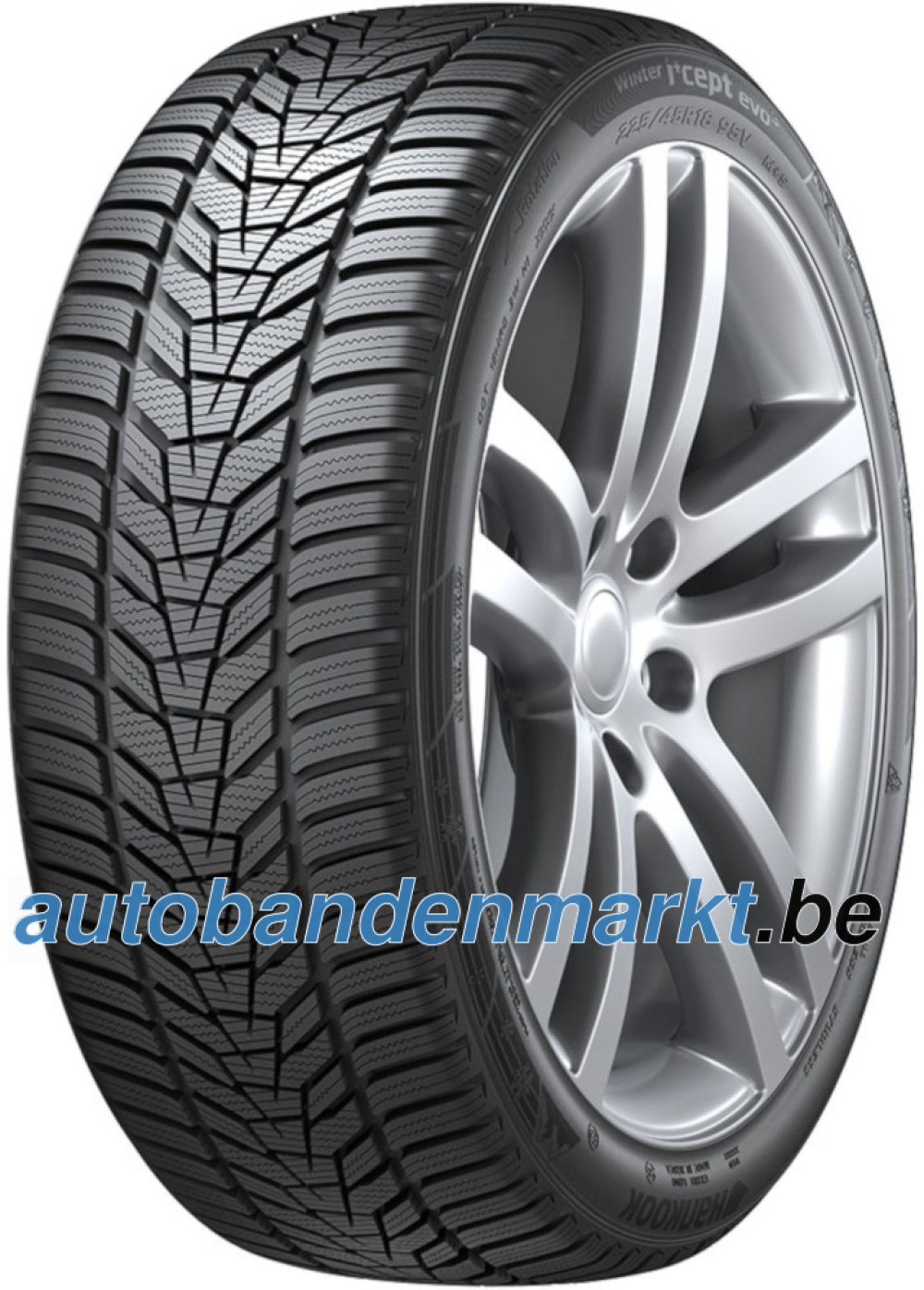 Hankook Winter i*cept evo3 W330 ( 255/40 R20 101W XL 4PR, met velgrandbescherming (MFS) SBL )