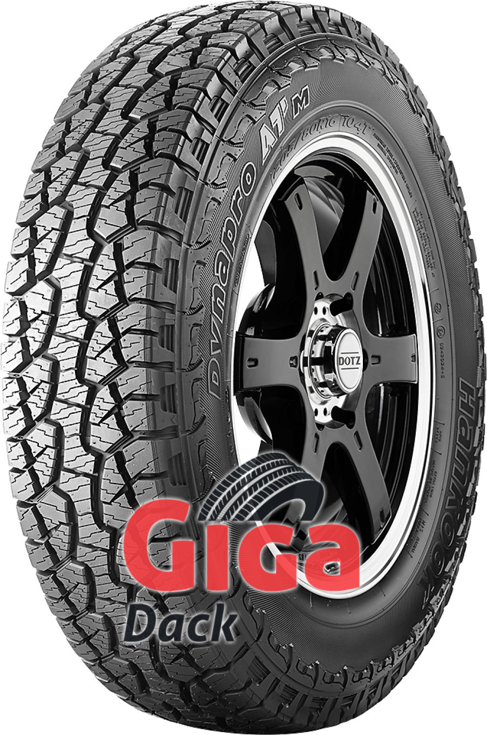 Hankook Dynapro ATM RF10 ( P225/75 R16 106T XL , med fälg skyddslist (MFS) OWL ) Hankook Dynapro ATM RF10 ( P225/75 R16 106T XL , med fälg skyddslist (MFS) OWL )