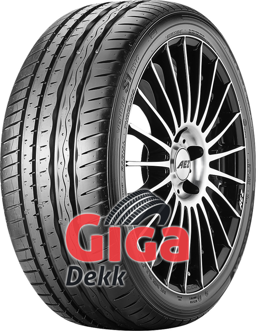 Hankook Ventus S1 Evo K107 ( 245/45 ZR18 100Y XL med felgbeskyttelse (MFS) SBL ) Hankook Ventus S1 Evo K107 ( 245/45 ZR18 100Y XL med felgbeskyttelse (MFS) SBL )