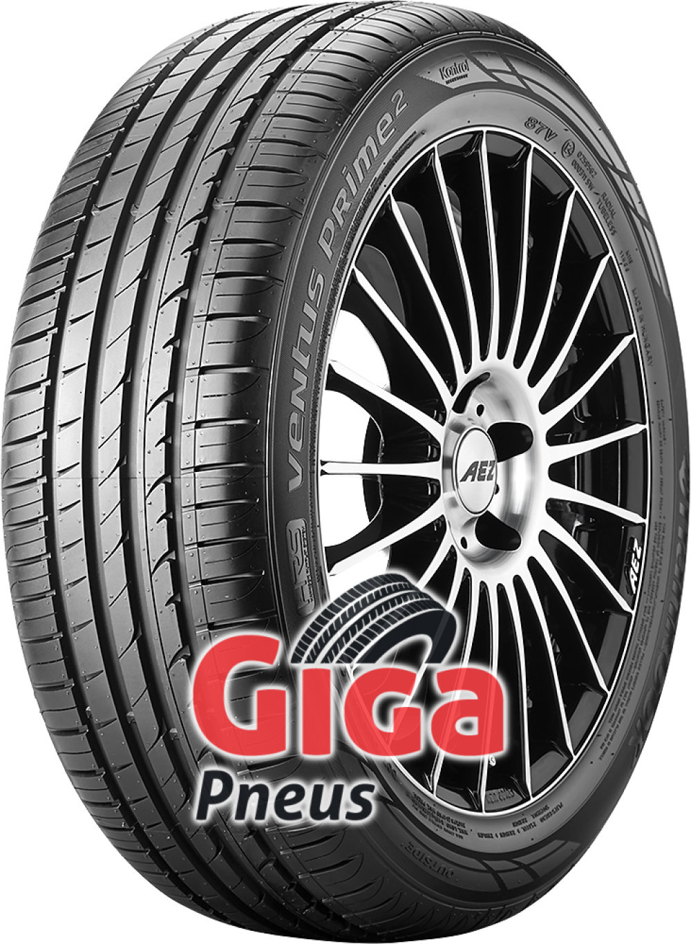 Hankook Ventus Prime 2 K115 HRS ( 195/55 R16 87V avec protège-jante (MFS), runflat SBL ) Hankook Ventus Prime 2 K115 HRS ( 195/55 R16 87V avec protège-jante (MFS), runflat SBL )