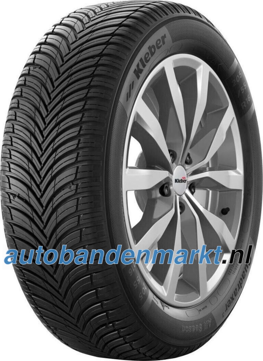 Afbeelding van Kleber Quadraxer 3 ( 205/55 R17 95V XL, met wangbescherming (FSL) )