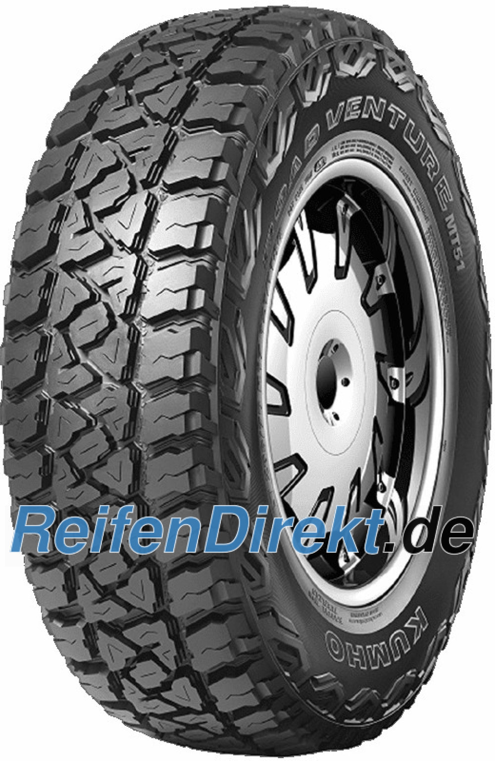 Kumho Road Venture MT51 ( LT245/70 R17 119/116Q 10PR, POR, mit Felgenschutzleiste (FSL) )
