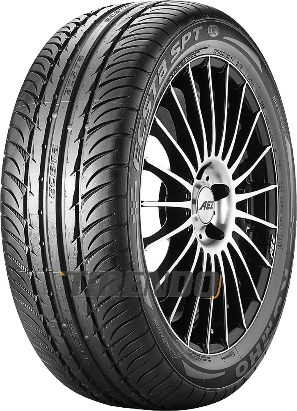 Kumho ECSTA SPT KU31 XRP ( 205/55 R16 91V runflat med fälg skyddslist (FSL) )