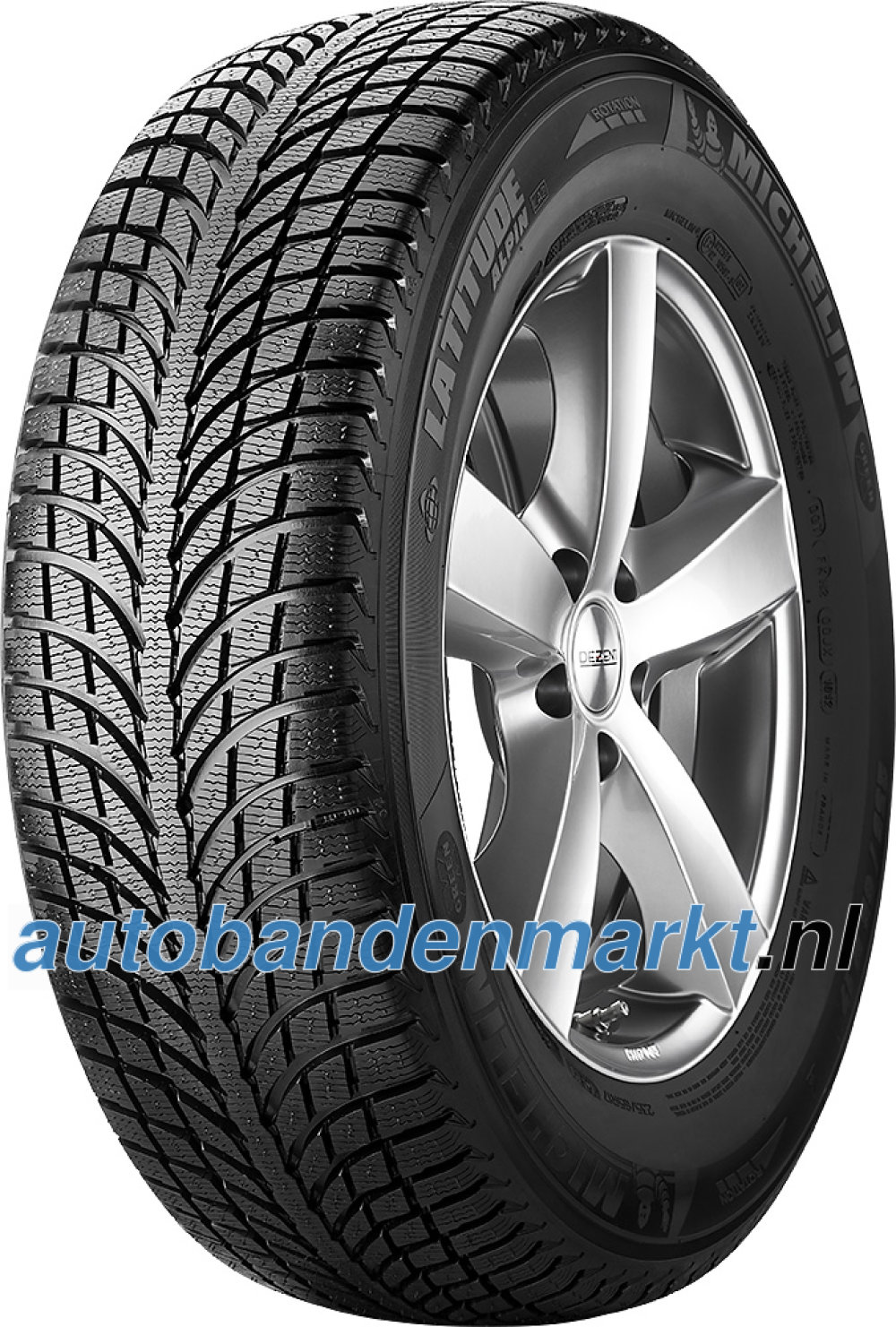 Afbeelding van Michelin Latitude Alpin LA2 ( 255/55 R18 109V XL EV Suitable, N0 )