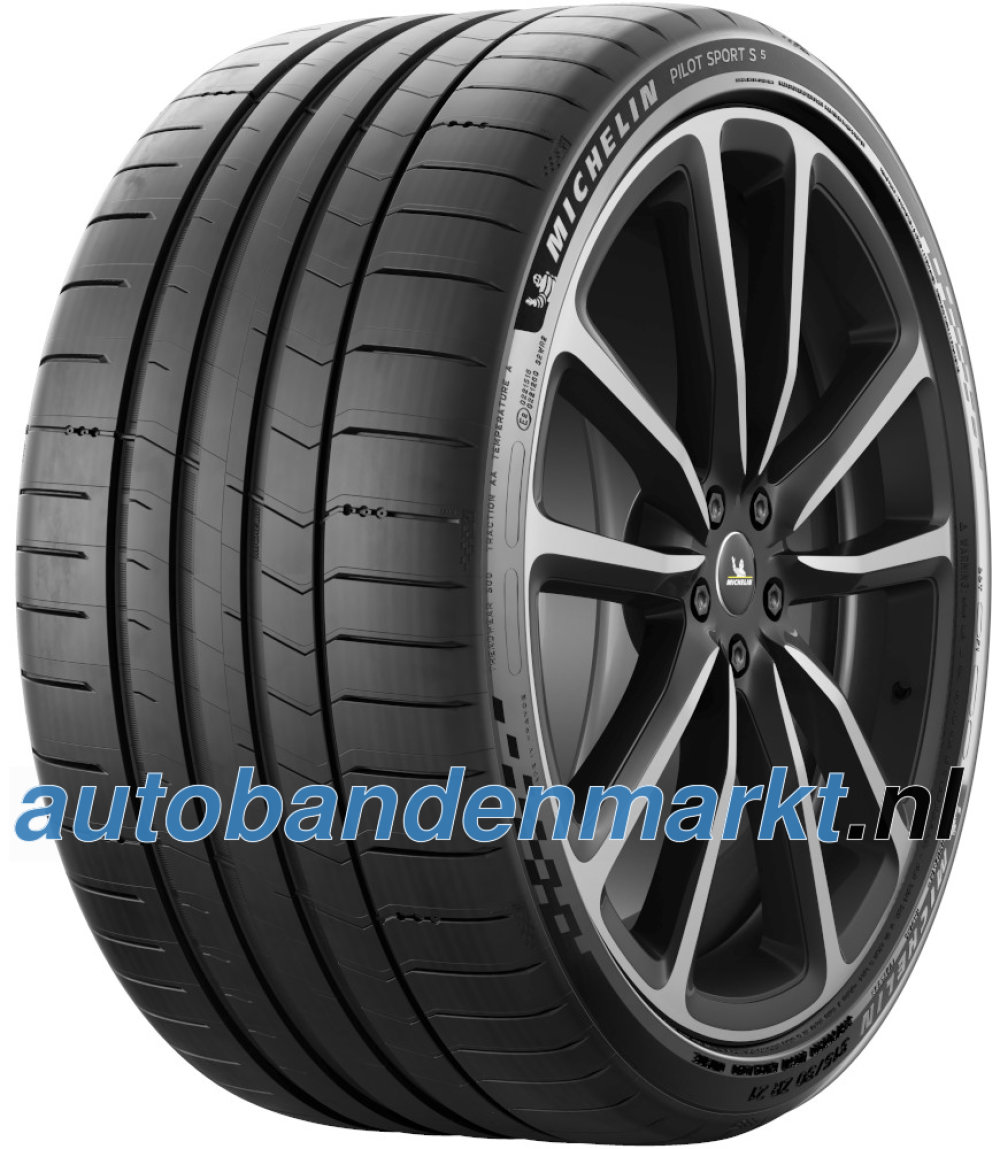 Afbeelding van Michelin Pilot Sport S 5 ( HL255/35 R22 102Y XL Acoustic, EV Suitable, POL, met wangbescherming (FSL) )