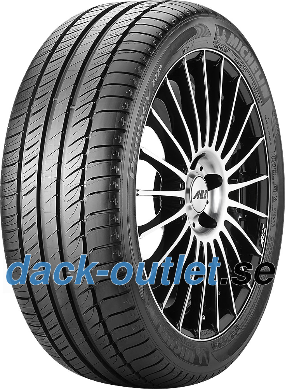 Michelin Primacy HP ( 225/50 R17 94H *, GRNX, med fälg skyddslist (FSL) ) Michelin Primacy HP ( 225/50 R17 94H *, GRNX, med fälg skyddslist (FSL) )