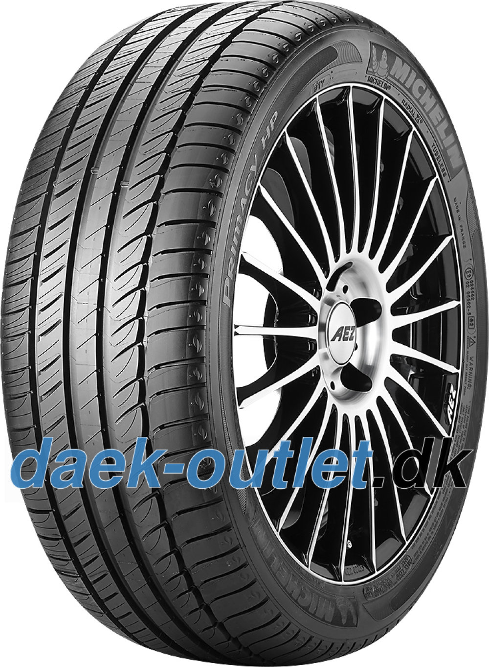 Michelin Primacy HP ( 225/45 R17 91W med fælgbeskyttelses liste (FSL), GRNX ) Michelin Primacy HP ( 225/45 R17 91W med fælgbeskyttelses liste (FSL), GRNX )