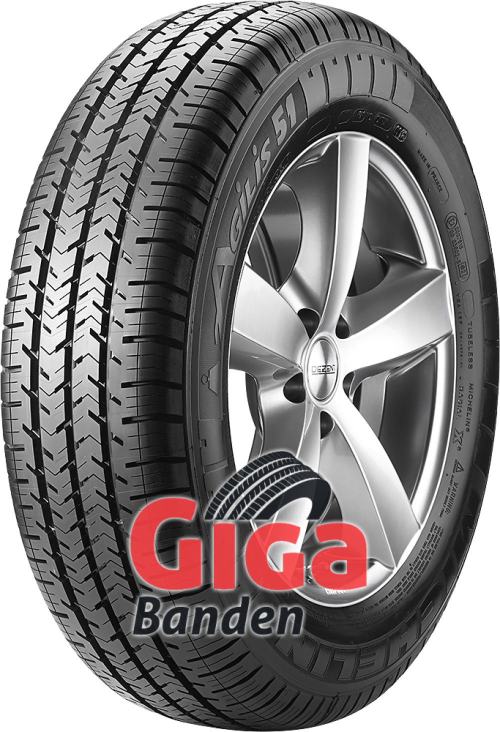 Michelin Agilis 51 ( 225/60 R16C 105/103T Dubbel merk 101H ) Michelin Agilis 51 ( 225/60 R16C 105/103T Dubbel merk 101H )