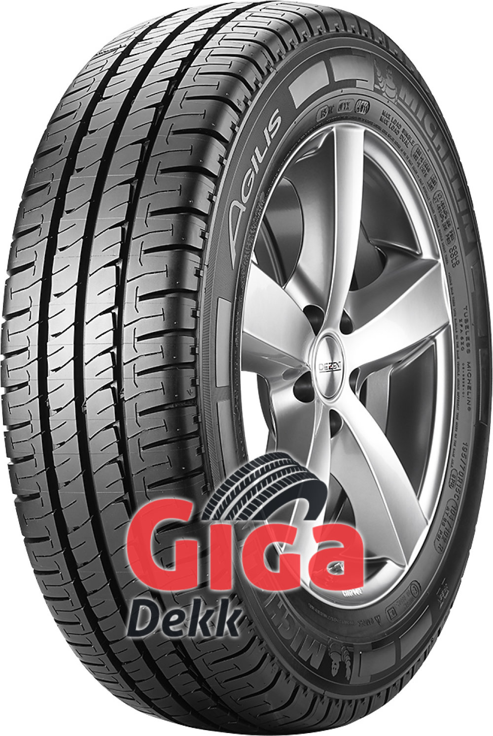 Michelin Agilis ( 165/70 R14C 89/87R med felgbeskyttelseslist (FSL) ) Michelin Agilis ( 165/70 R14C 89/87R med felgbeskyttelseslist (FSL) )