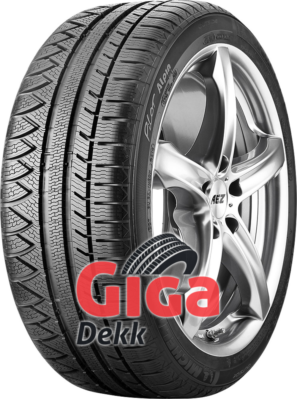 Michelin Pilot Alpin PA3 ( 235/40 R18 95V XL , med felgbeskyttelseslist (FSL), *, GRNX ) Michelin Pilot Alpin PA3 ( 235/40 R18 95V XL , med felgbeskyttelseslist (FSL), *, GRNX )