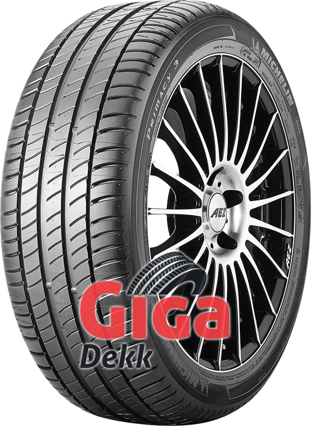 Michelin Primacy 3 ( 225/55 R17 97Y AO, DT1, med felgbeskyttelseslist (FSL) ) Michelin Primacy 3 ( 225/55 R17 97Y AO, DT1, med felgbeskyttelseslist (FSL) )