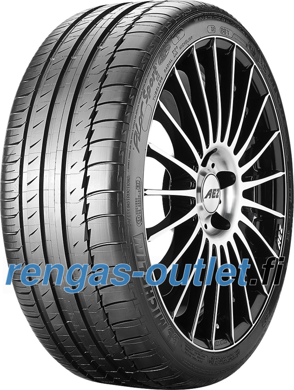 Michelin Pilot Sport PS2 ZP ( 225/40 ZR18 88Y runflat, *, vanteen suojalistalla (FSL) ) Michelin Pilot Sport PS2 ZP ( 225/40 ZR18 88Y runflat, *, vanteen suojalistalla (FSL) )