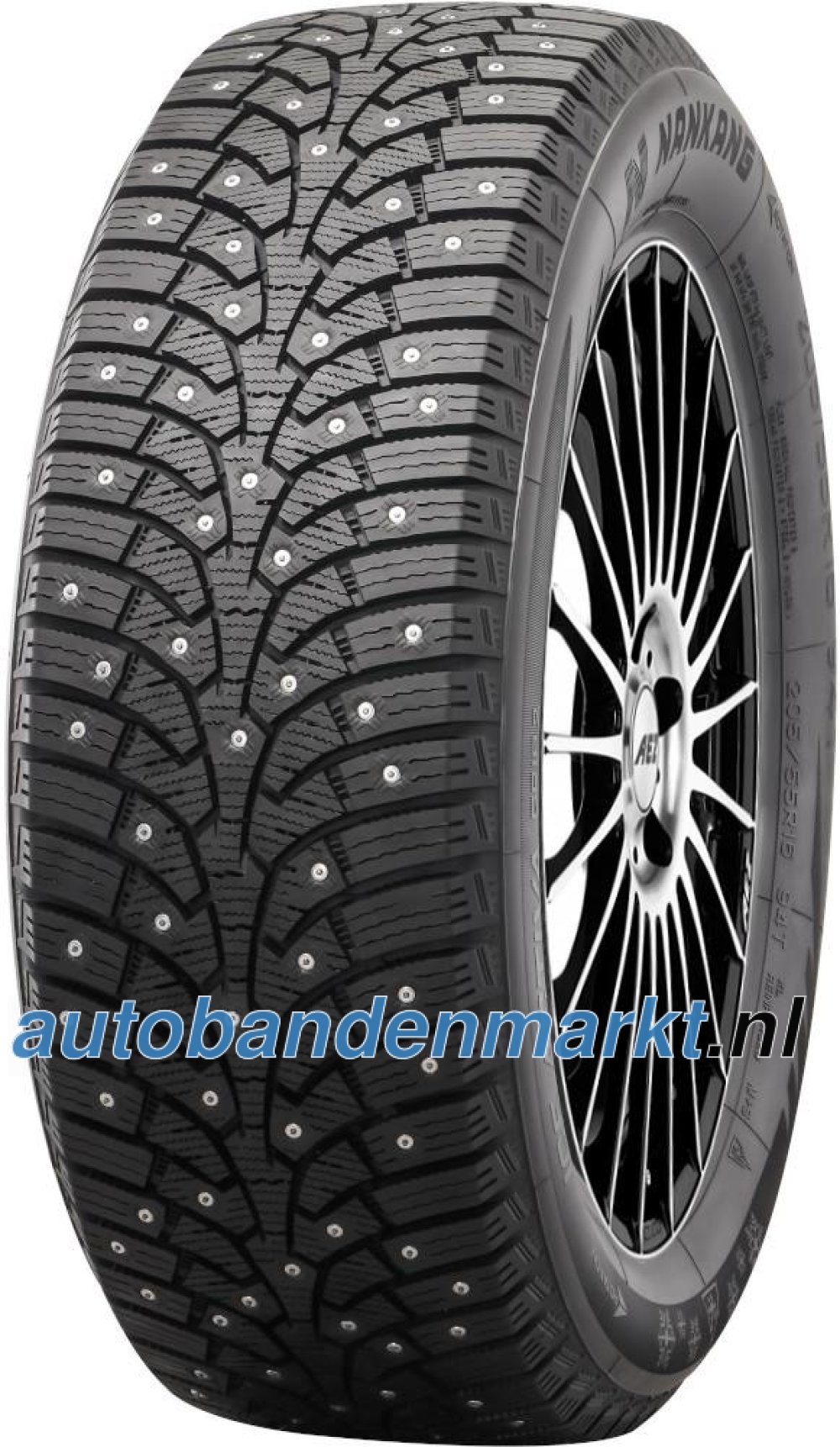 Afbeelding van Nankang Ice Activa Grip 2 SUV ( 255/45 R19 104T XL, met spikes, met velgrandbescherming (MFS) )
