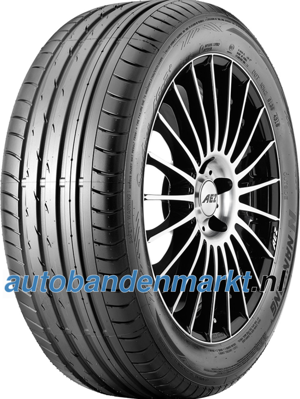 Afbeelding van Nankang Sportnex AS-2+ RFT ( 275/40 R18 99Y met velgrandbescherming (MFS), runflat )